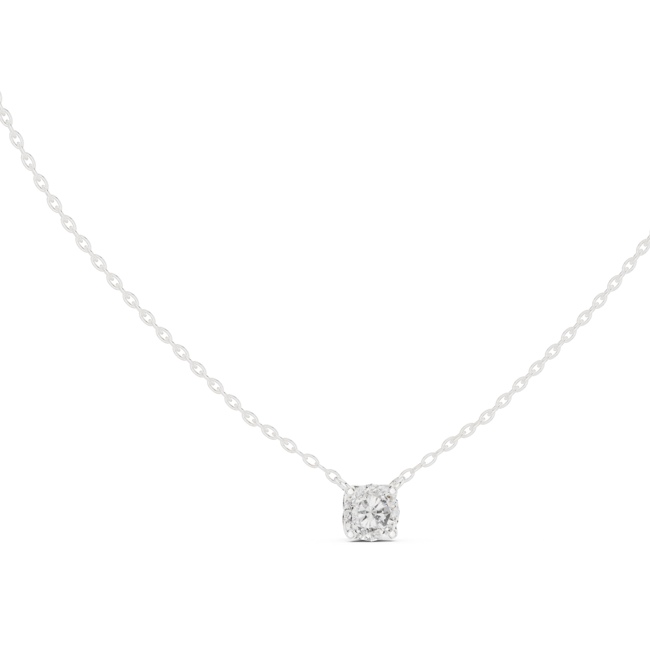 Pendant Featuring a Round Brilliant Diamond