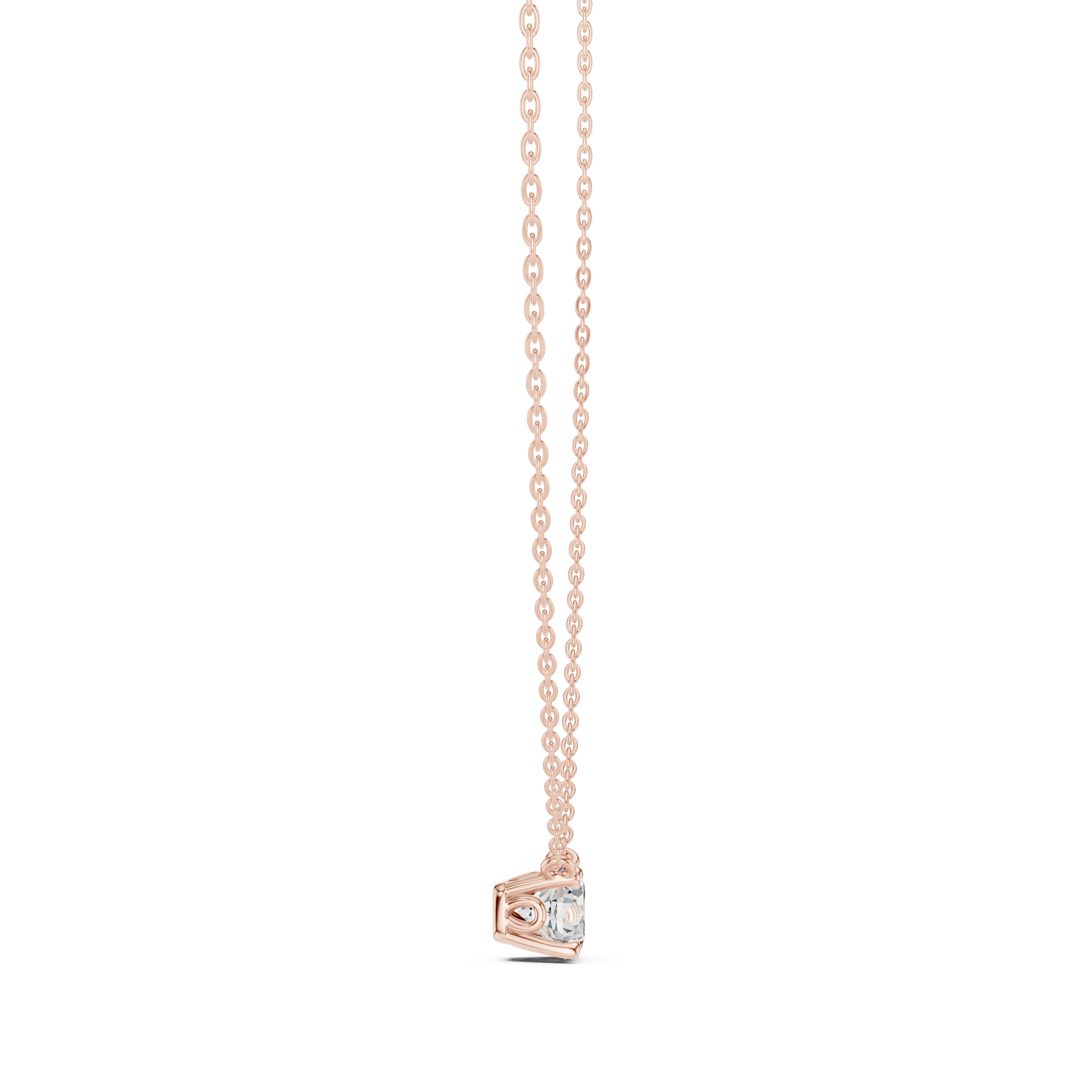 Classic Round Diamond Pendant