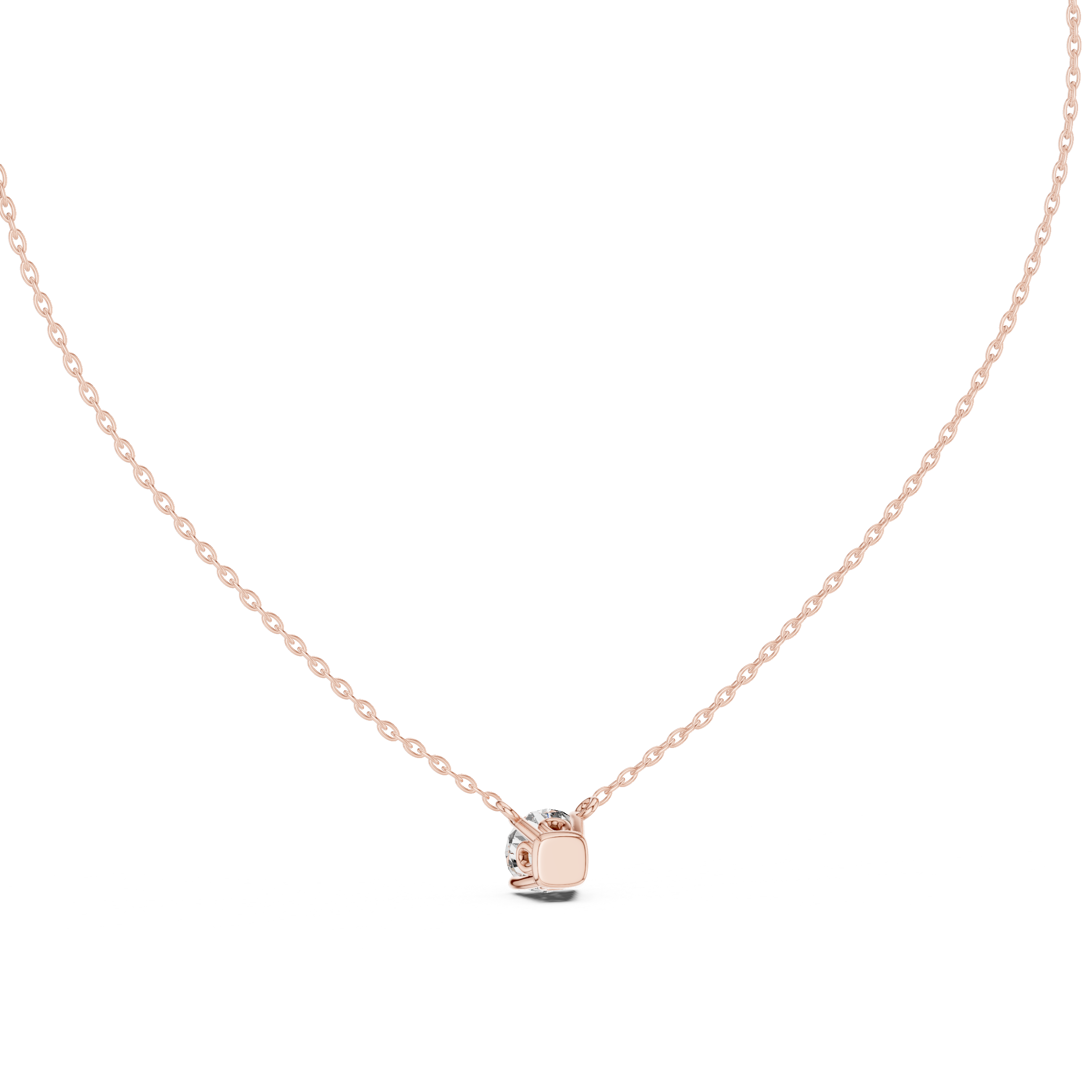 Classic Round Diamond Pendant