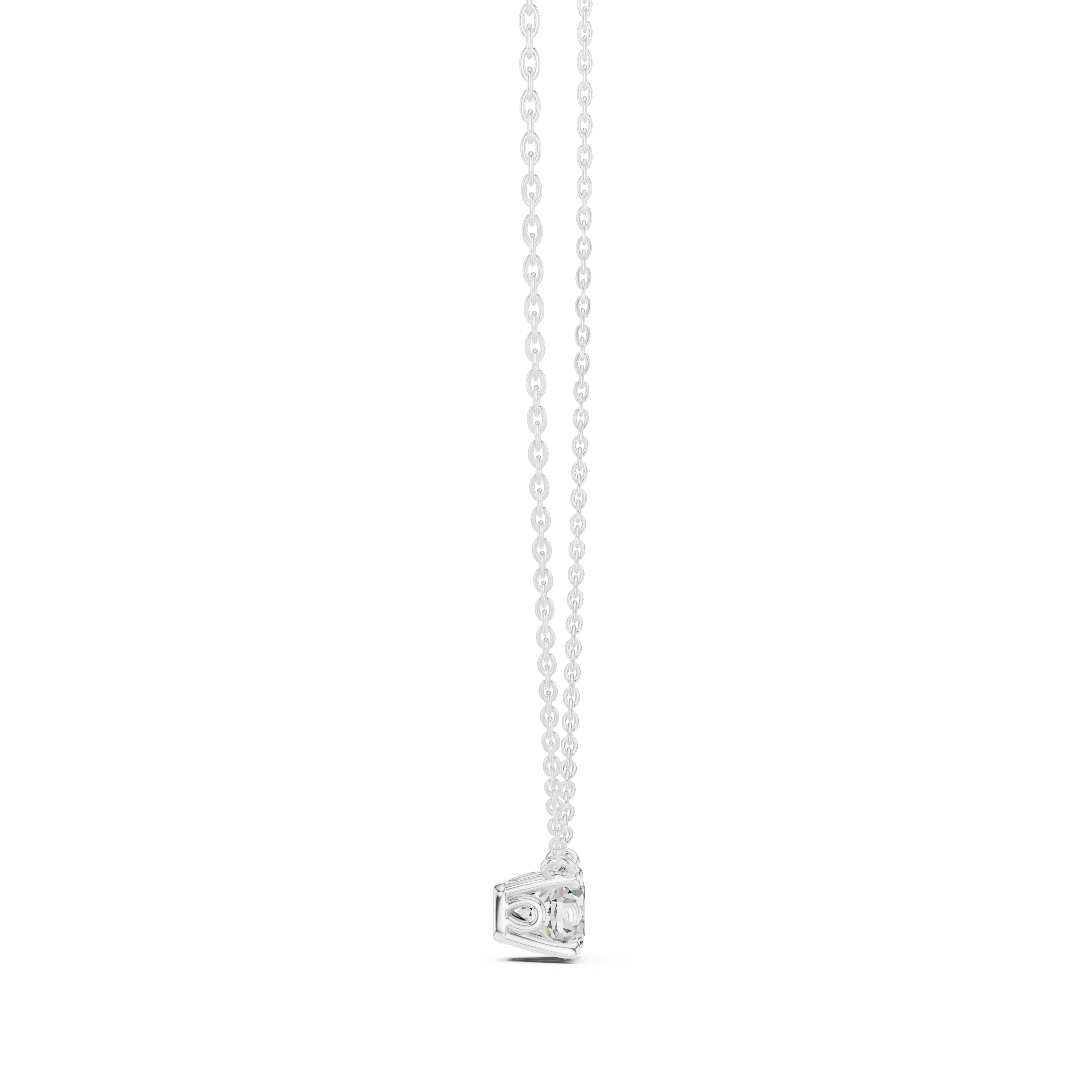 Classic Round Diamond Pendant