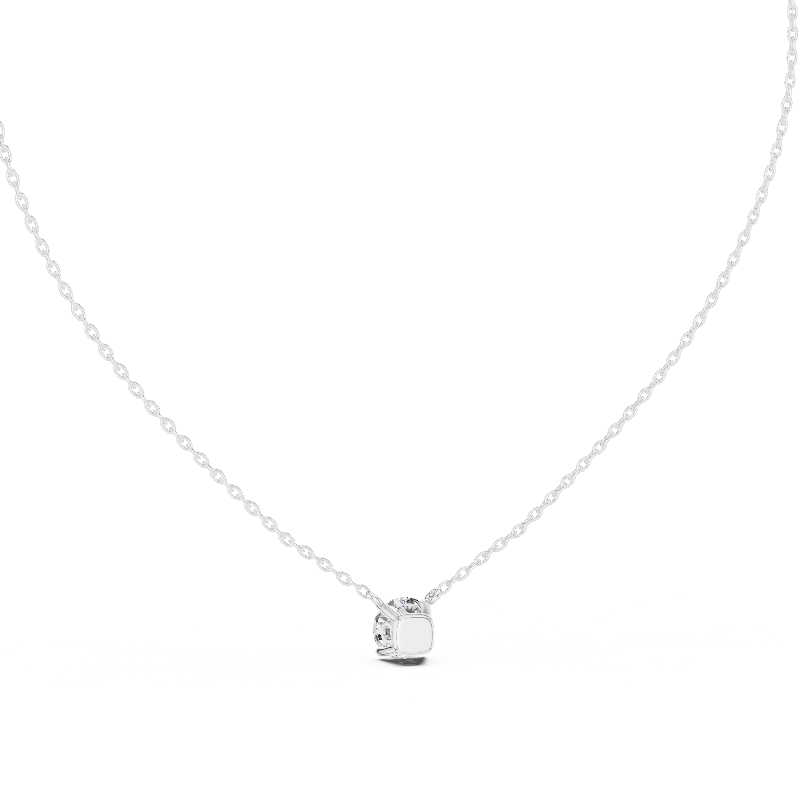 Classic Round Diamond Pendant