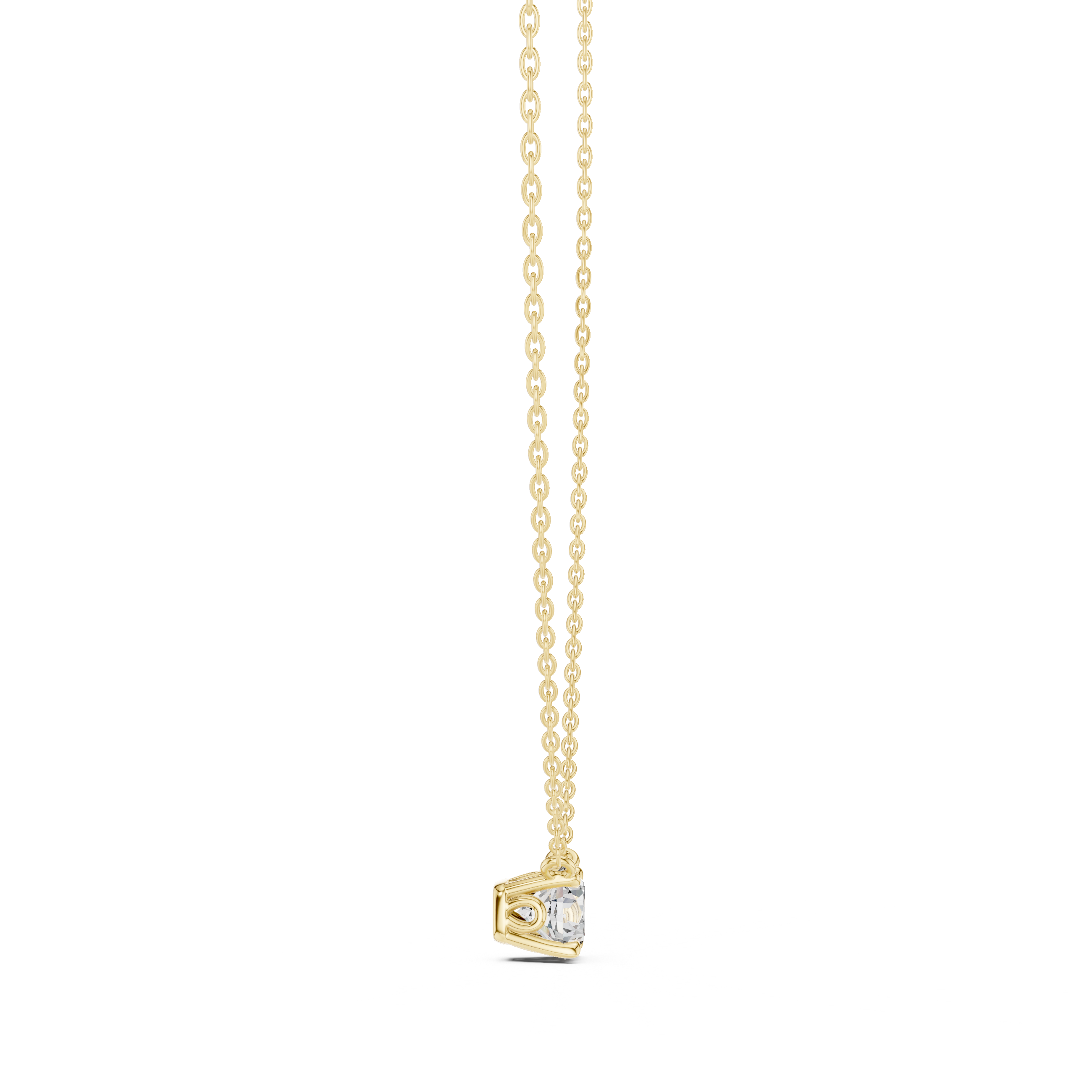 Classic Round Diamond Pendant