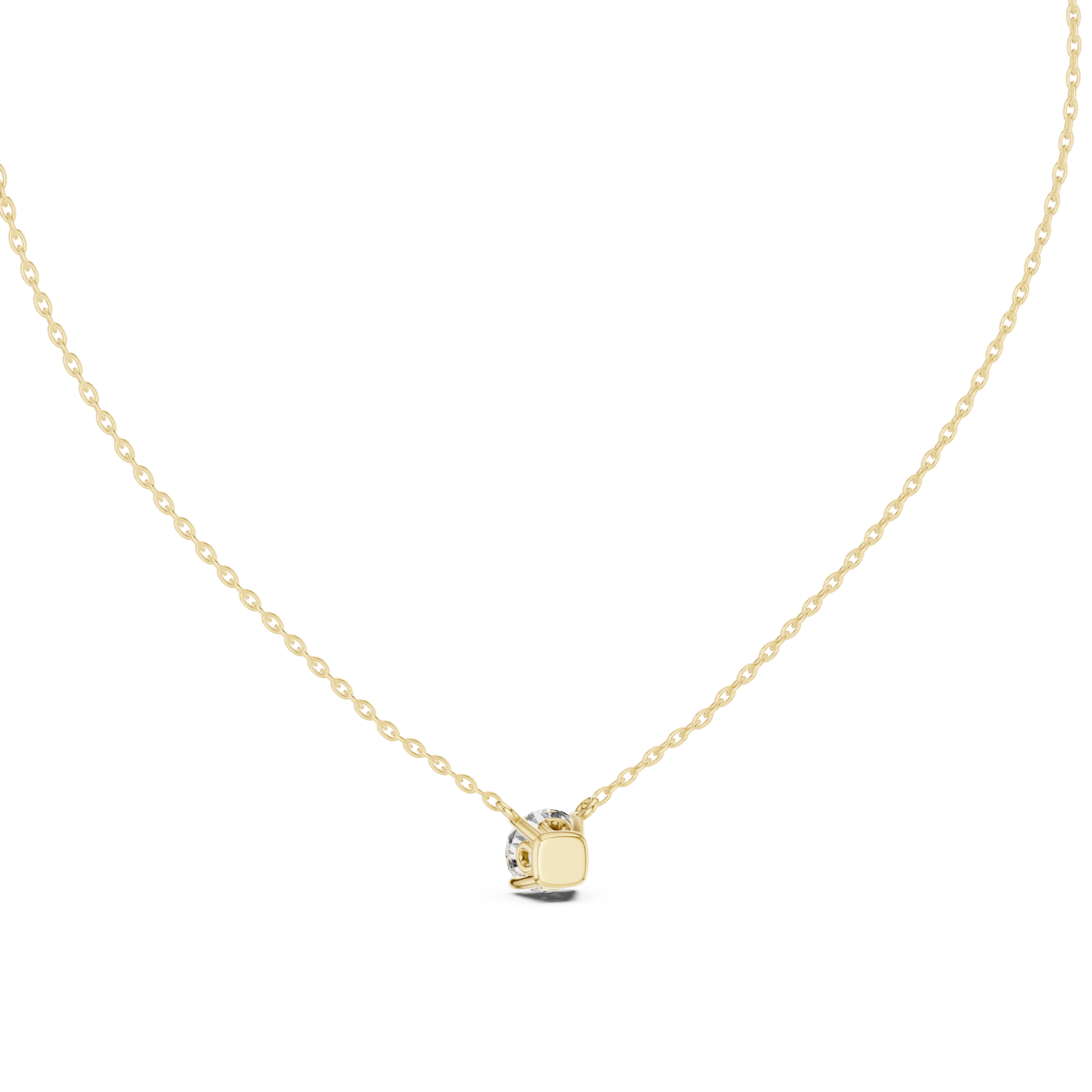 Classic Round Diamond Pendant