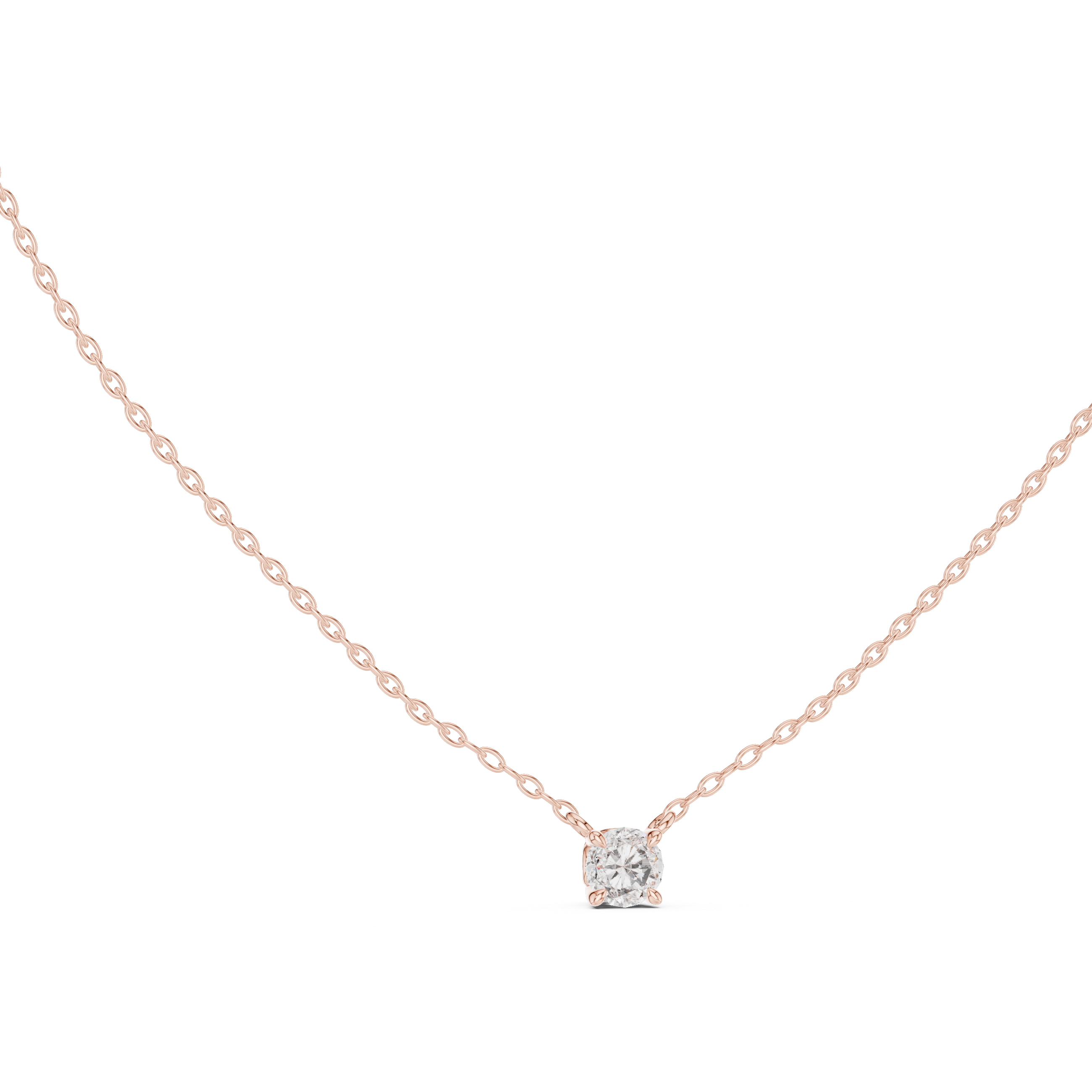 Harmony with a Round Diamond Centerpiece