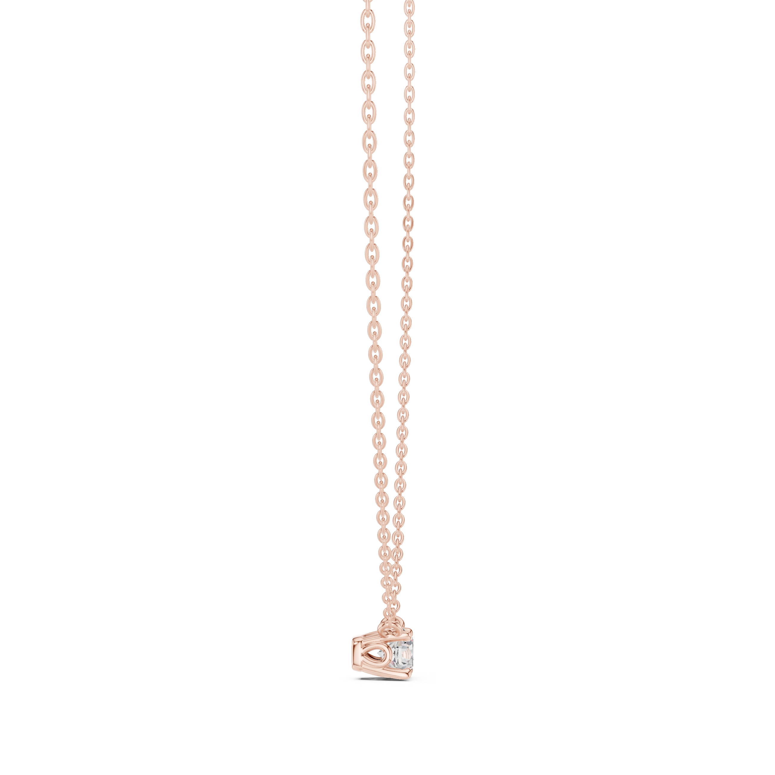 Harmony with a Round Diamond Centerpiece