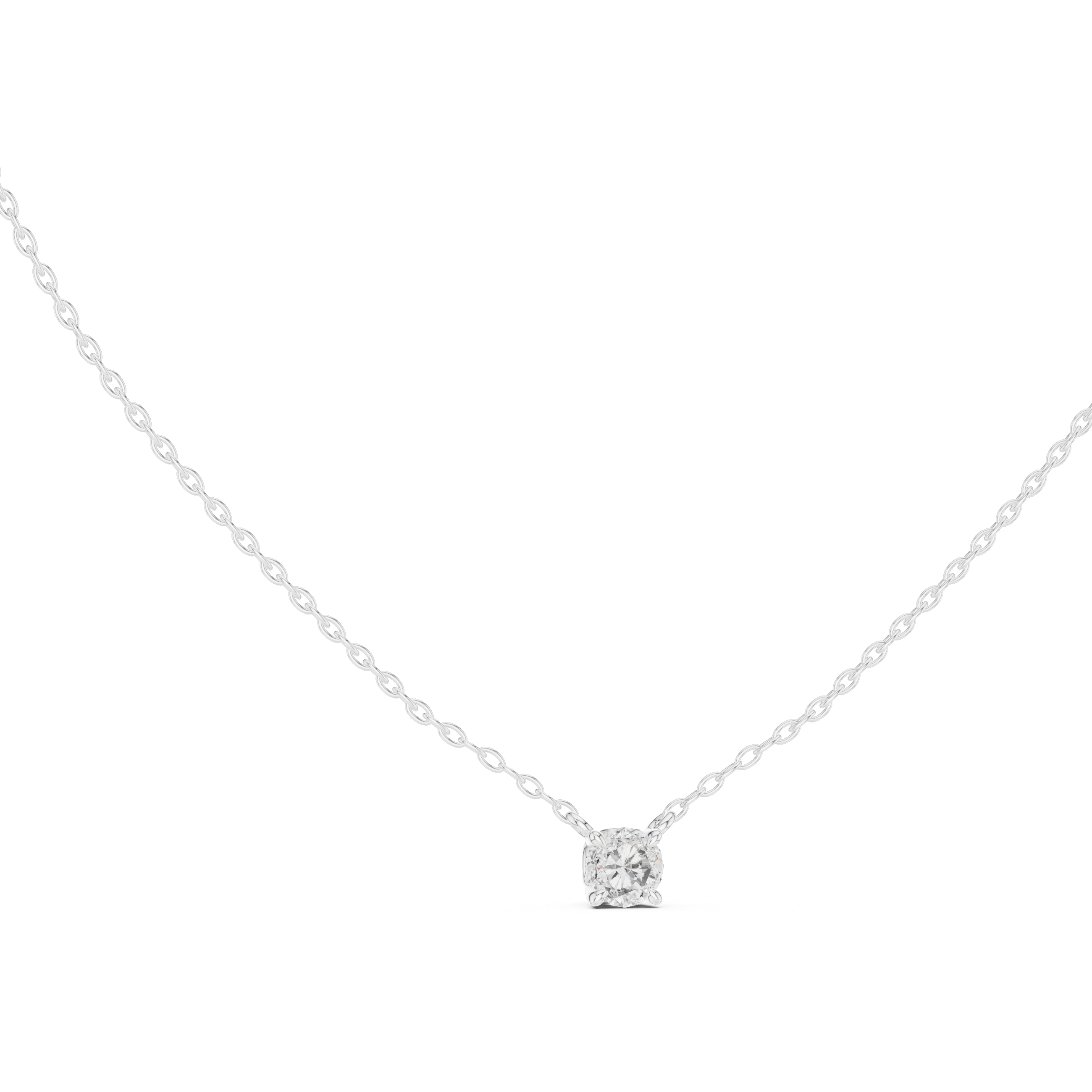 Harmony with a Round Diamond Centerpiece