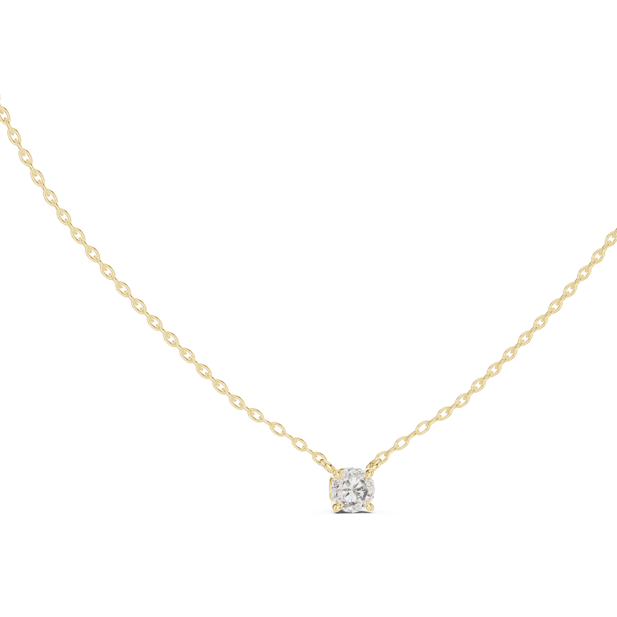 Harmony with a Round Diamond Centerpiece
