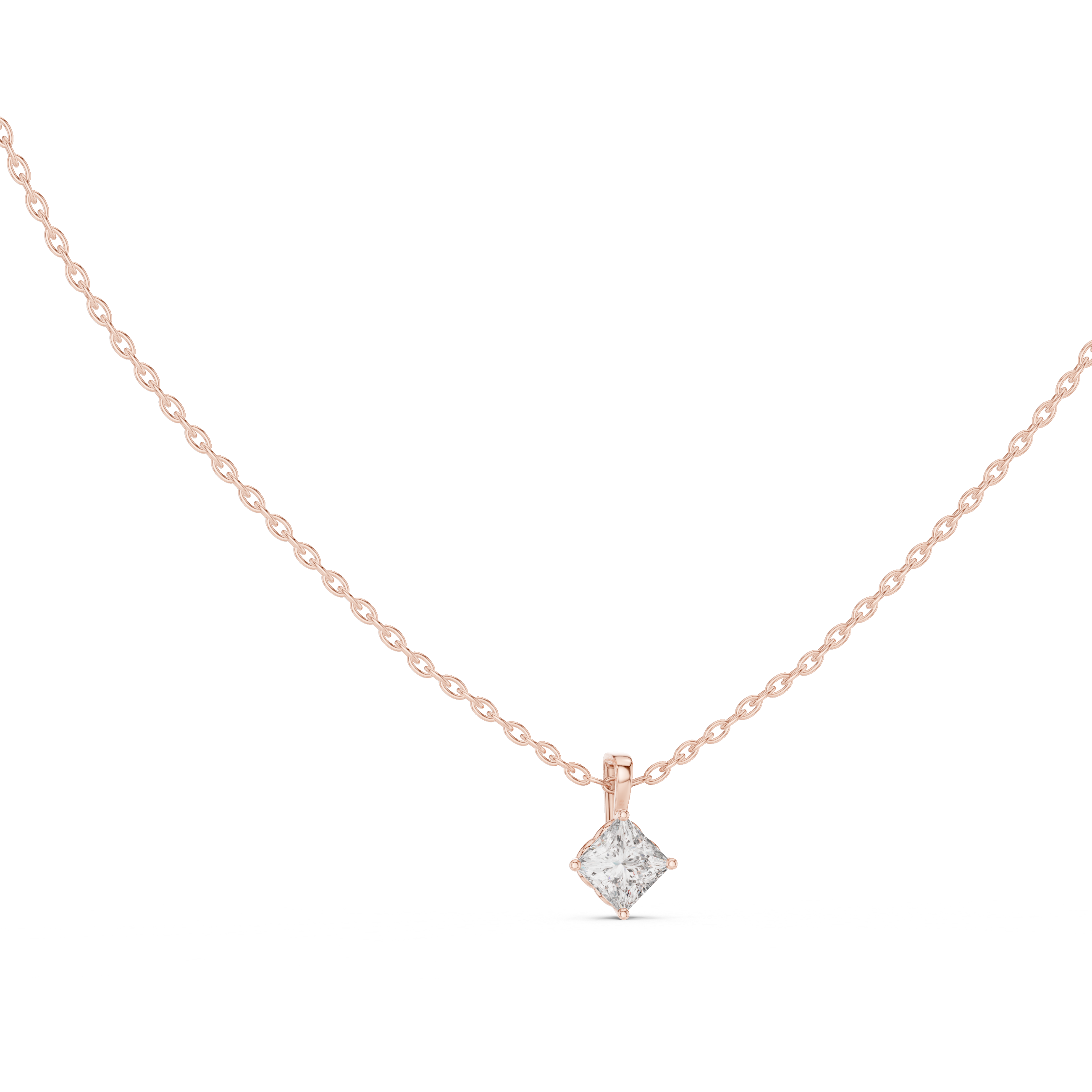 Timeless Solitaire Diamond Pendant