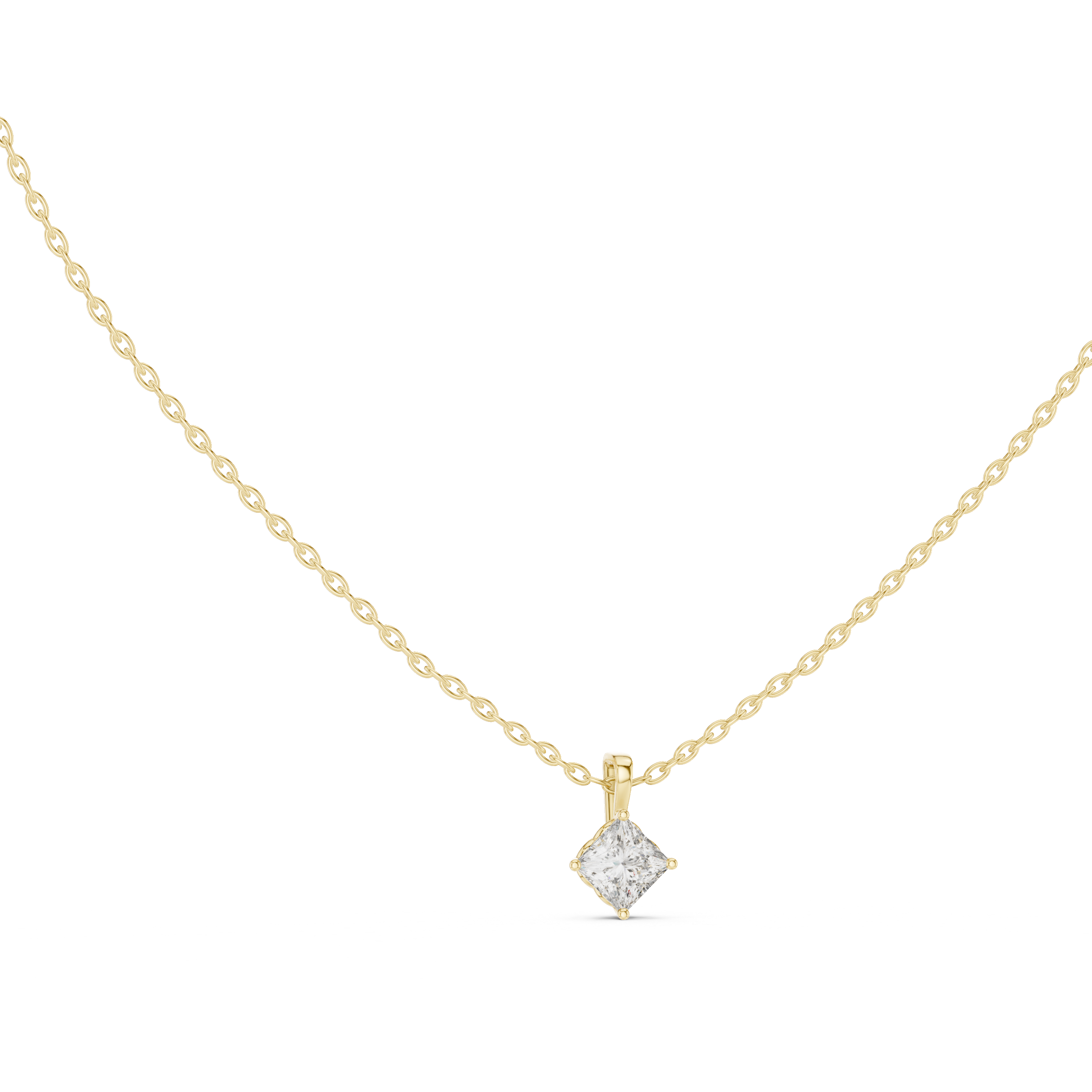 Timeless Solitaire Diamond Pendant