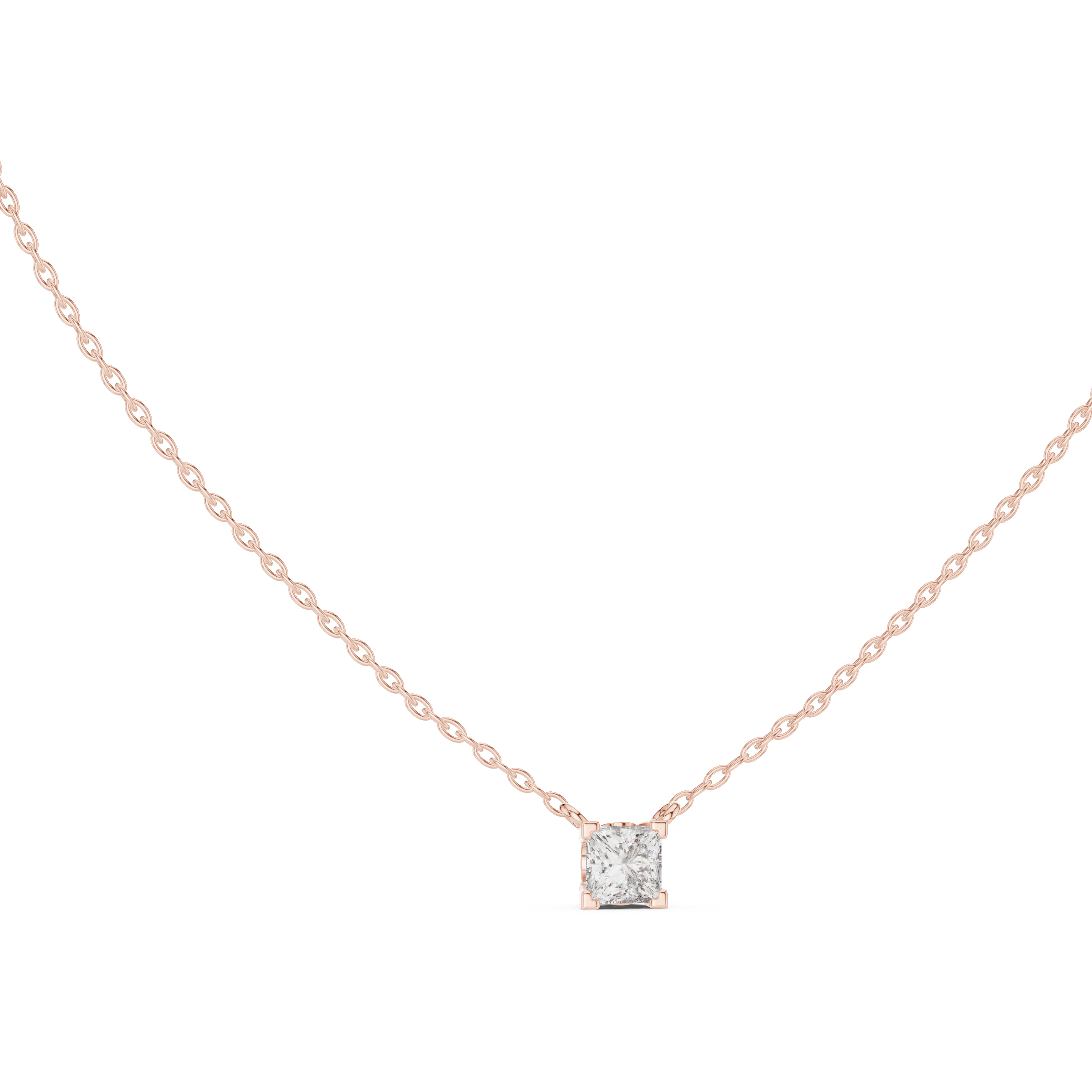 square-cut diamond set