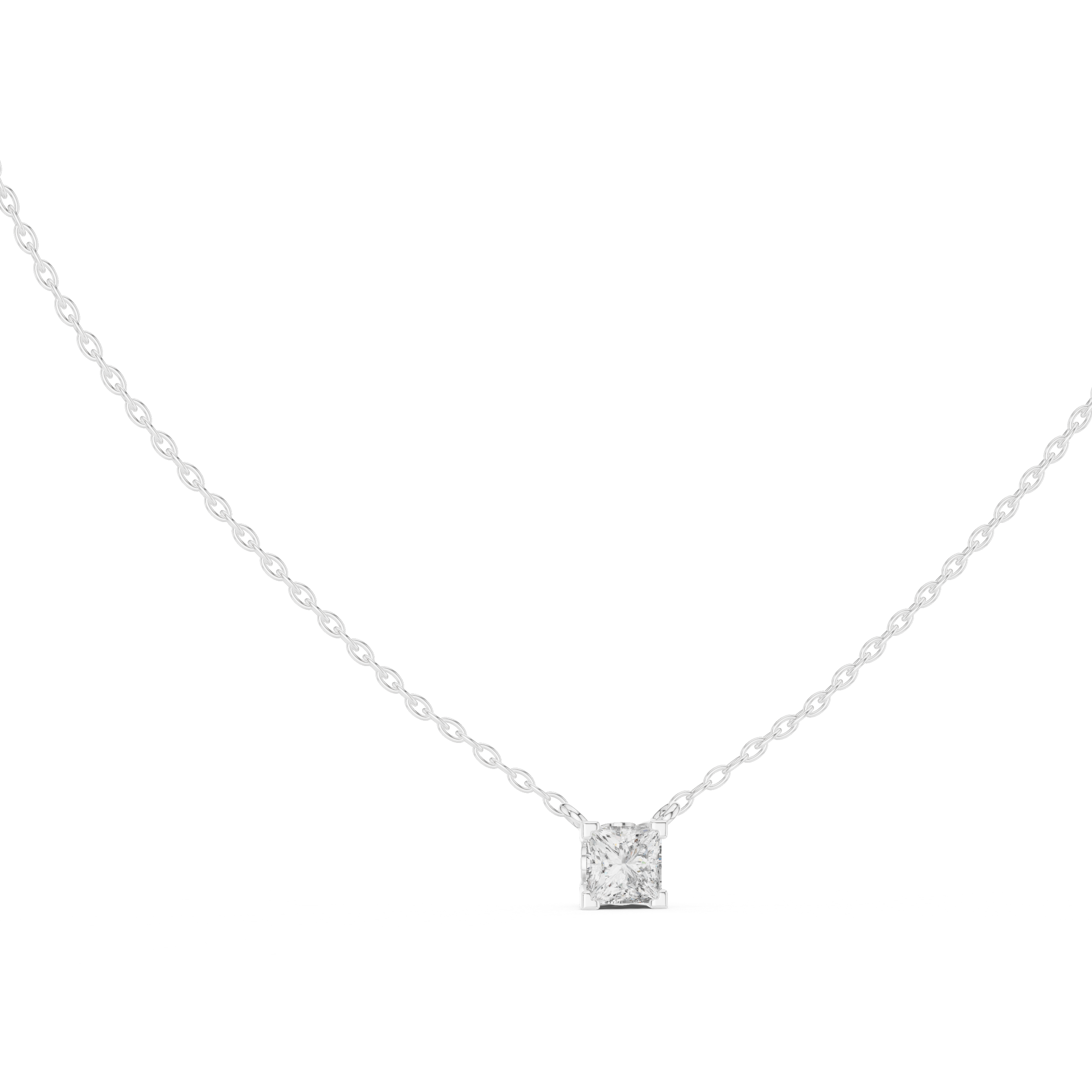 square-cut diamond set