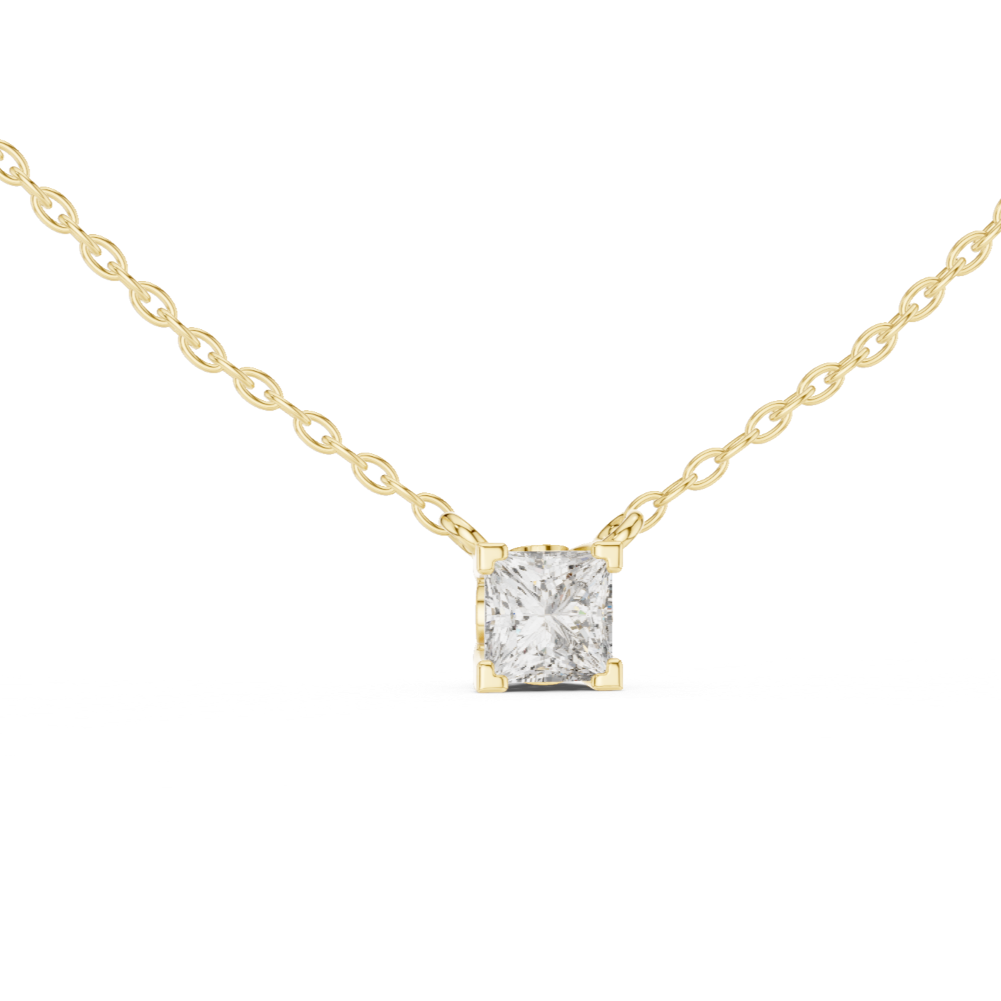 square-cut diamond set