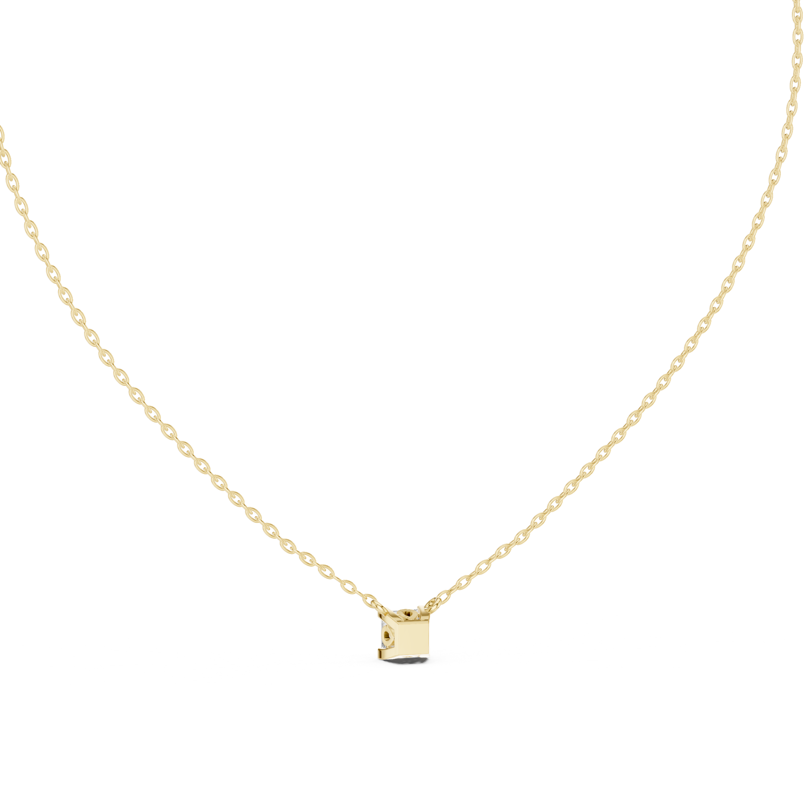 square-cut diamond set