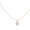 Round brilliant-cut diamond pendant