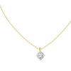 Round brilliant-cut diamond pendant
