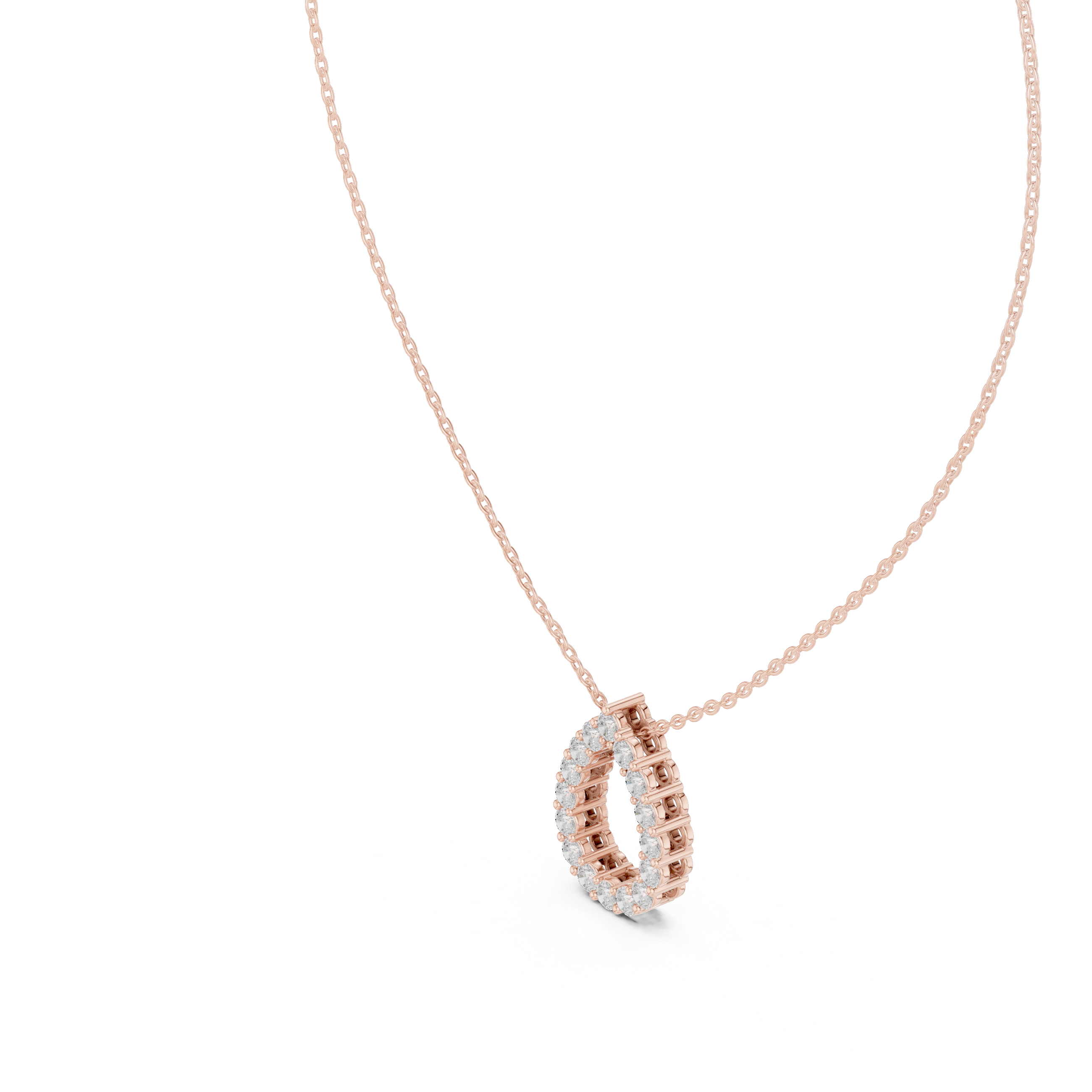 Diamond Teardrop Pendant