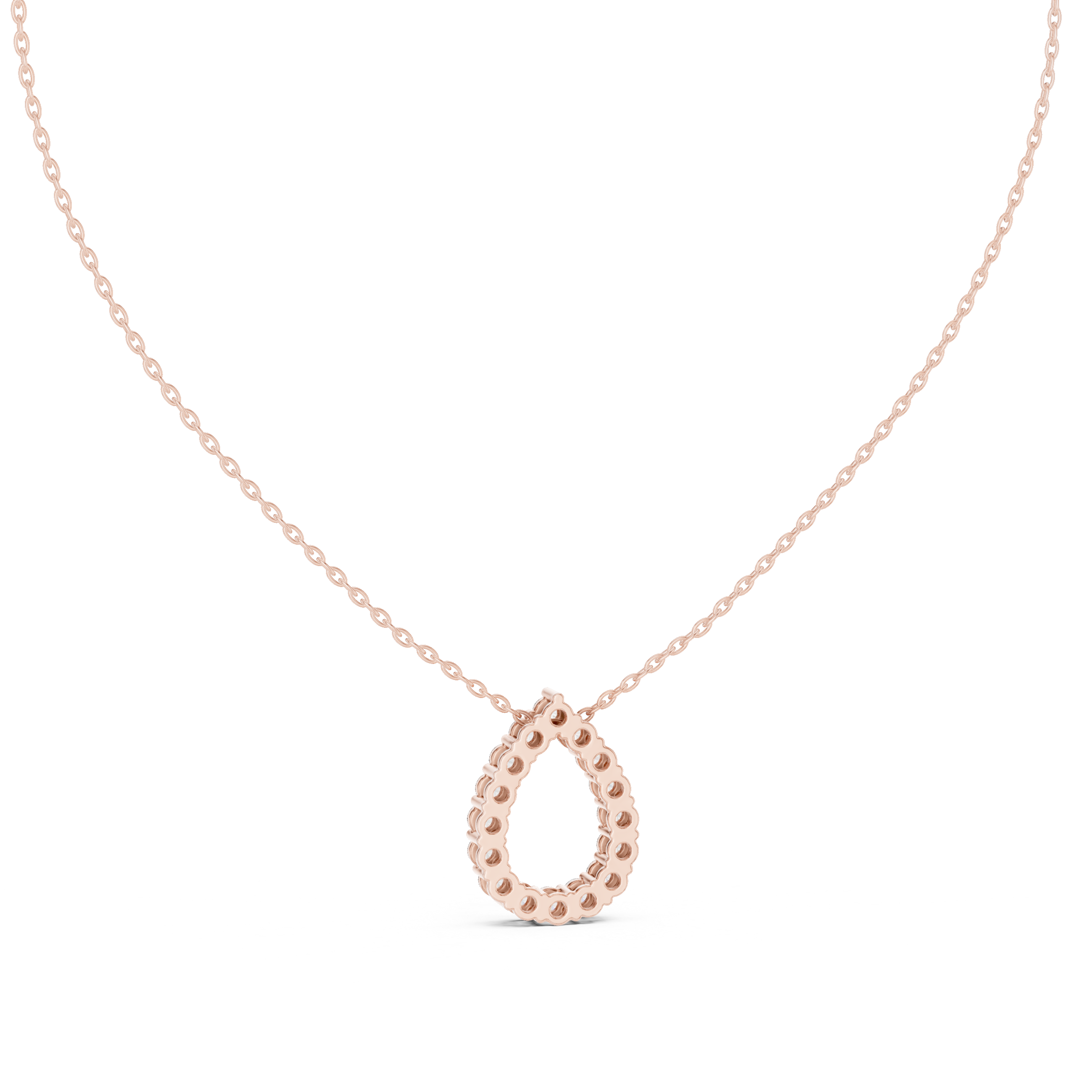 Diamond Teardrop Pendant