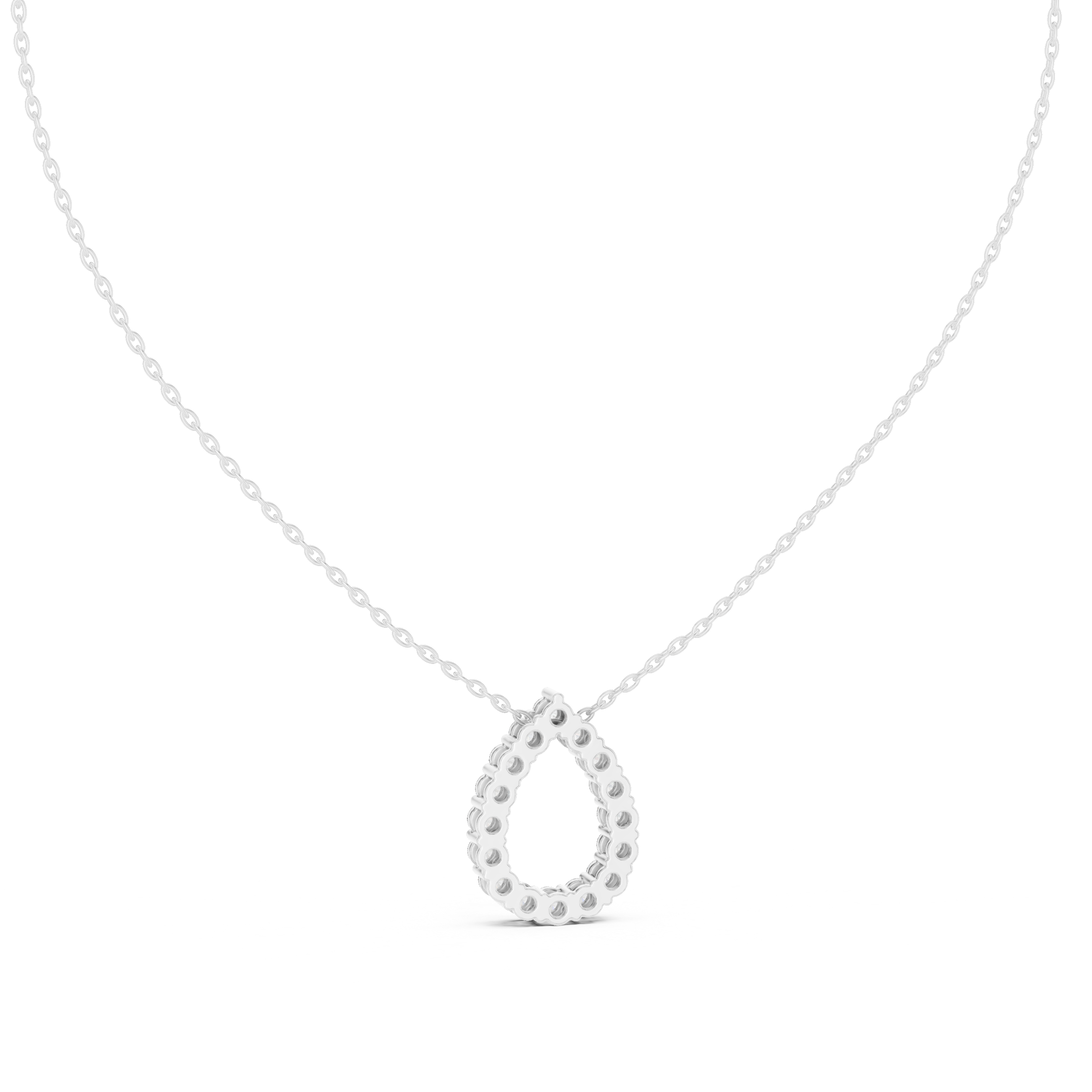Diamond Teardrop Pendant