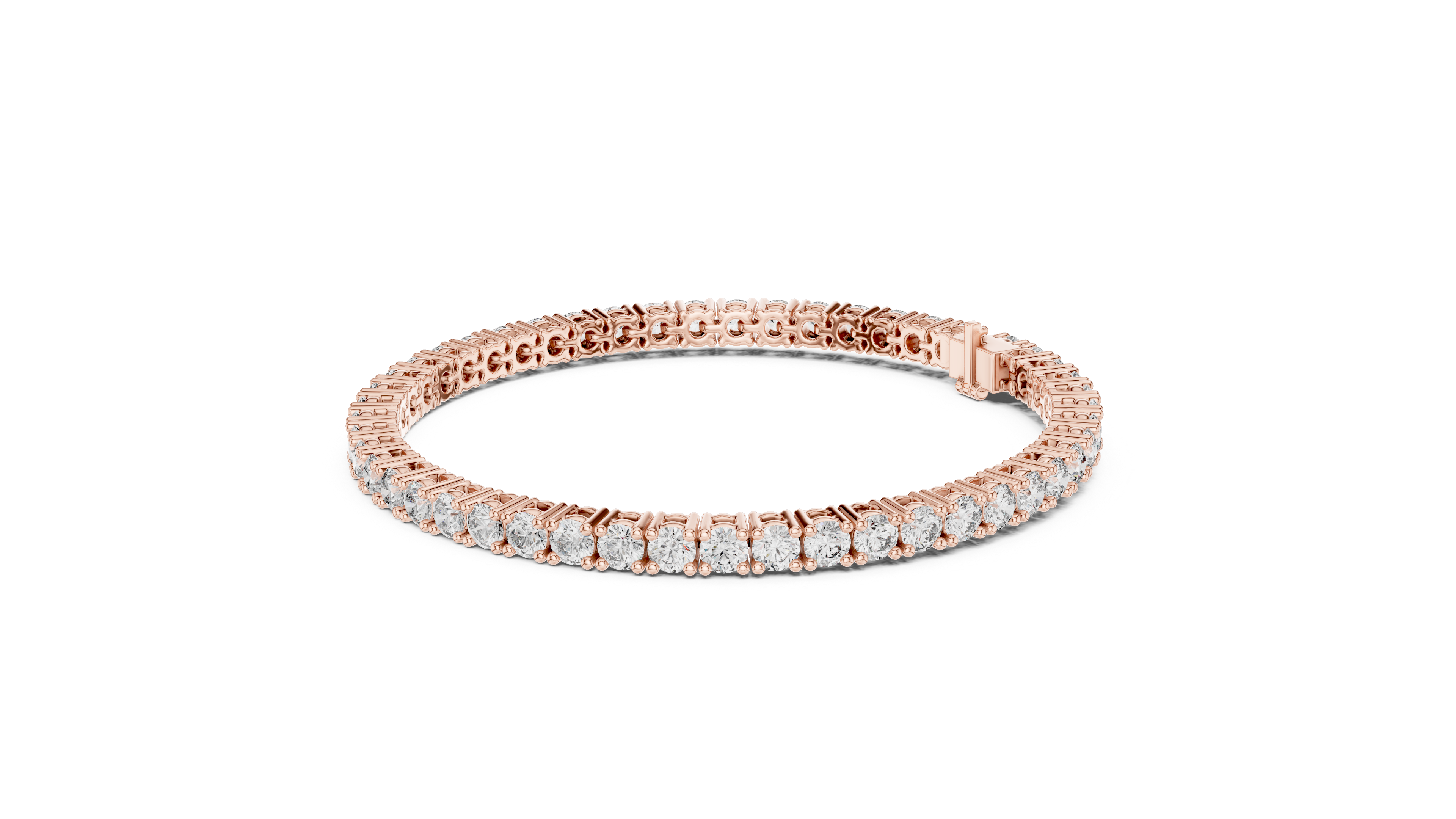 Timeless Elegance: Rose Gold Diamond Tennis Bracelet