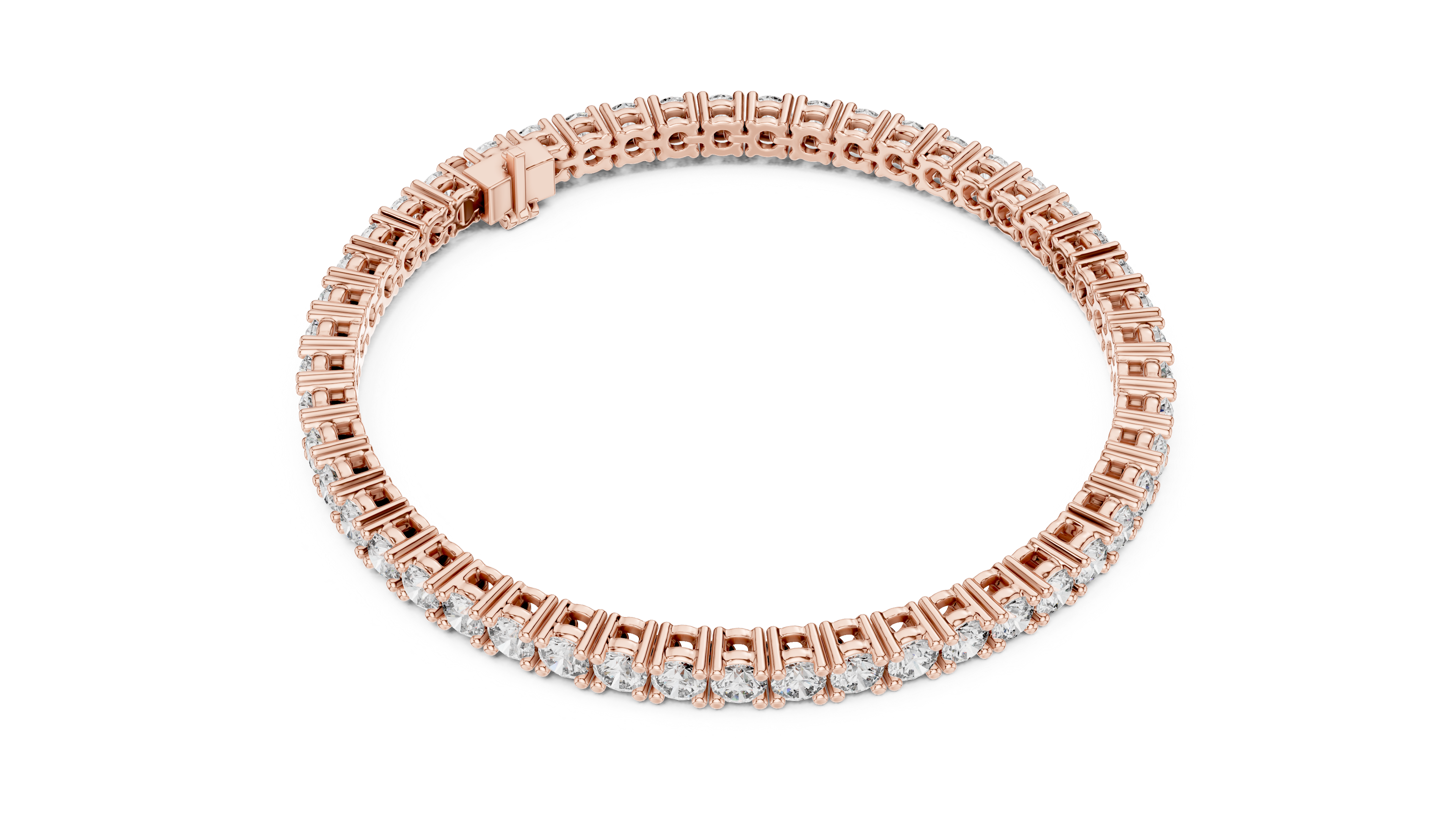 Timeless Elegance: Rose Gold Diamond Tennis Bracelet