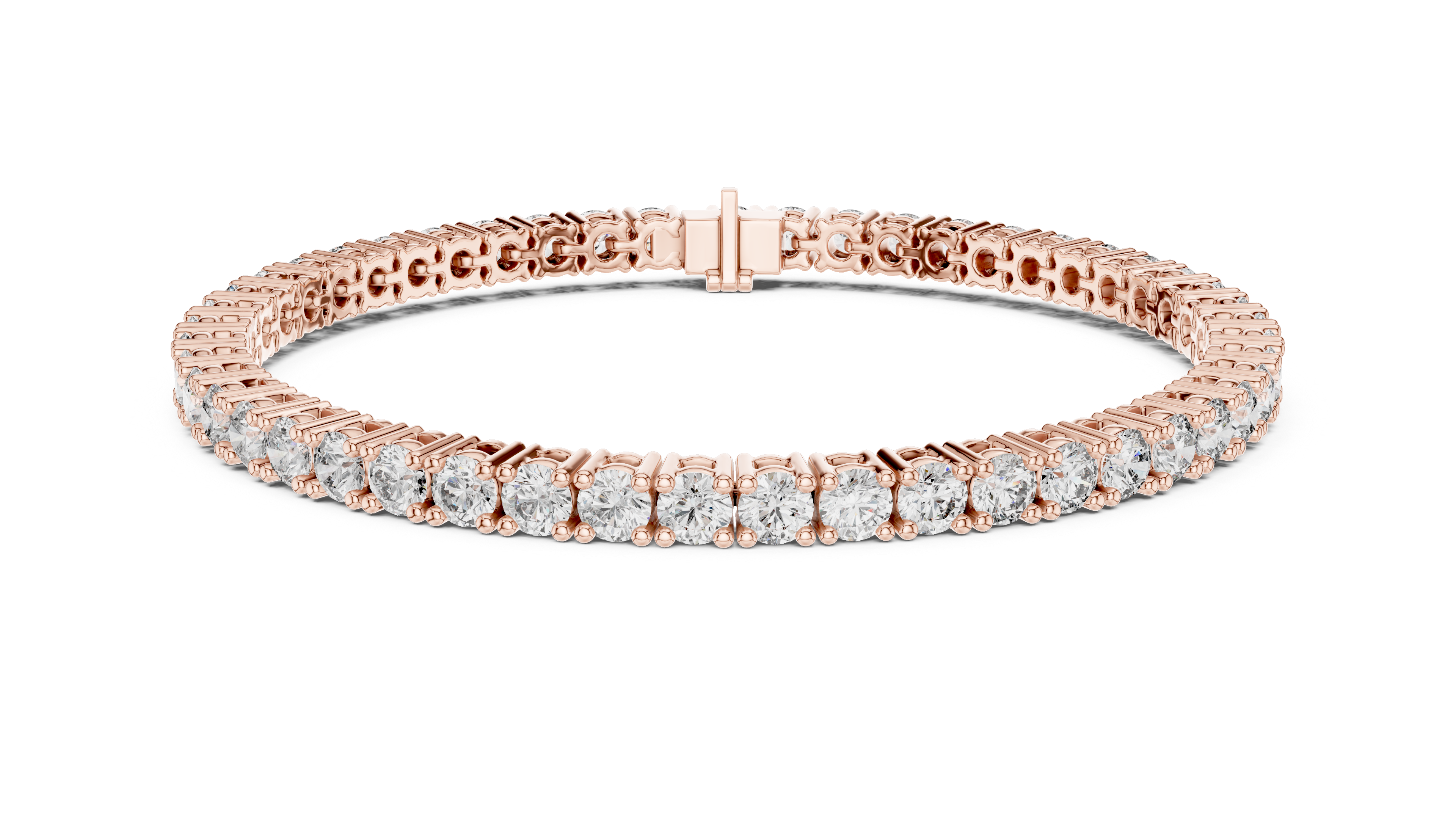 Timeless Elegance: Rose Gold Diamond Tennis Bracelet