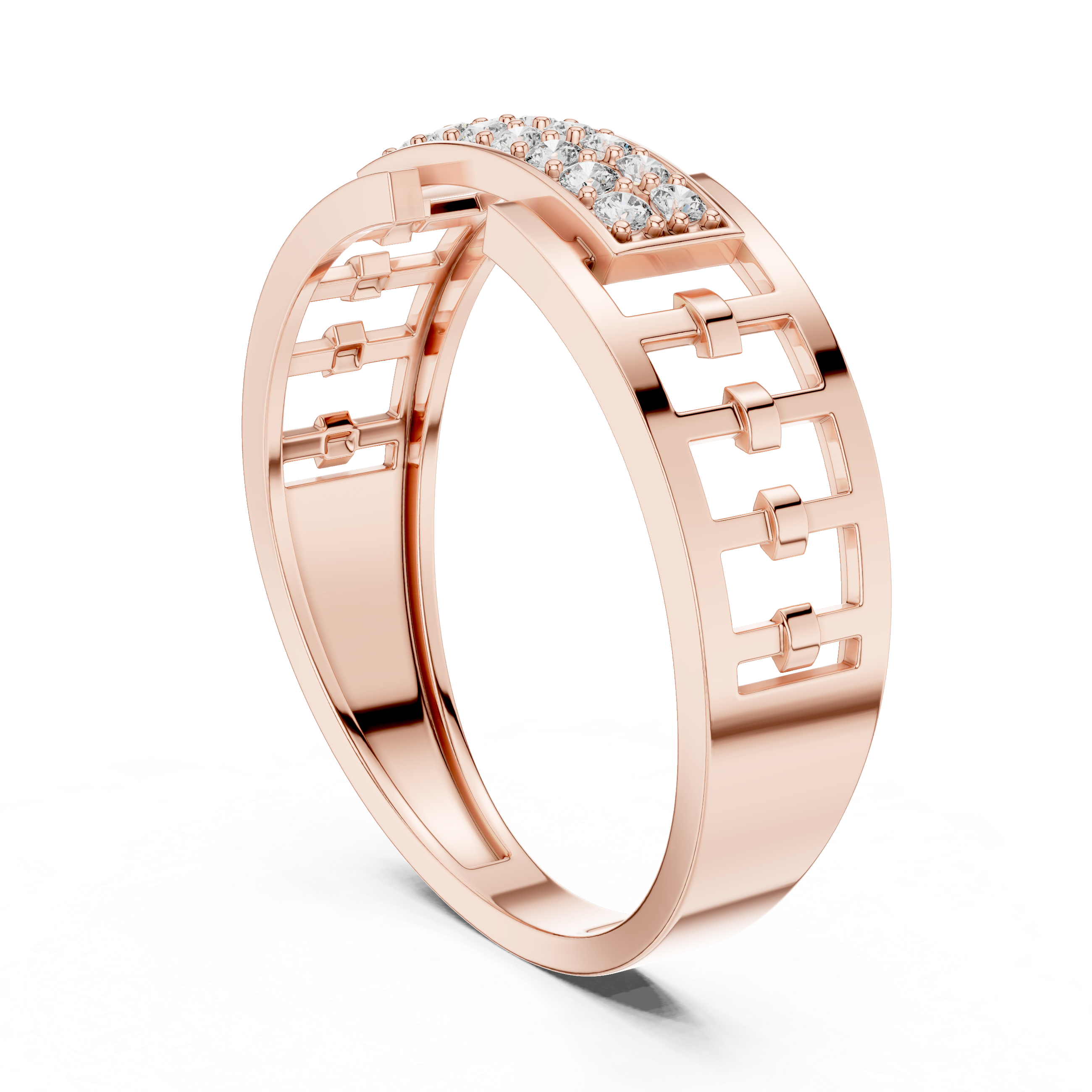 Bold Links Diamond Band