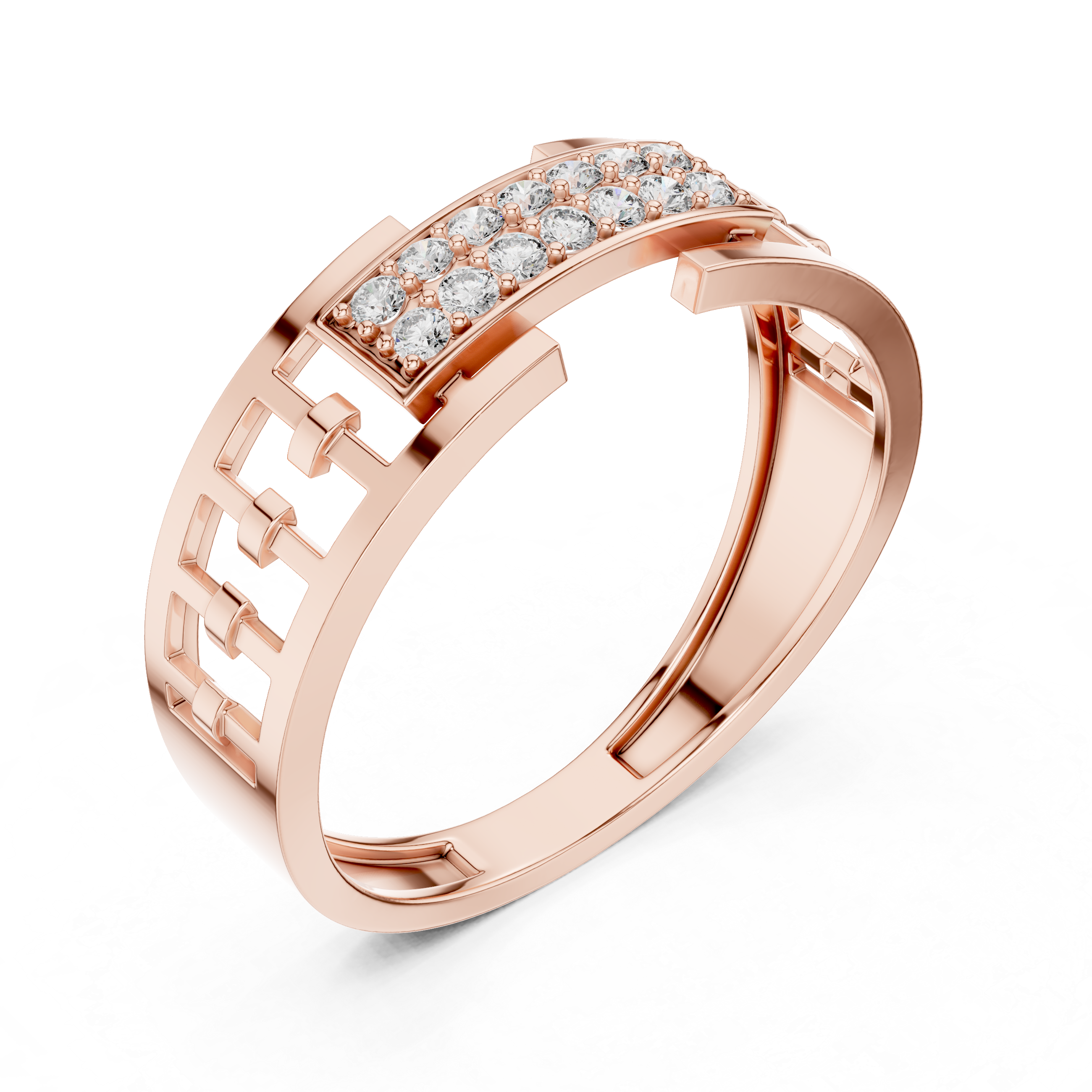 Bold Links Diamond Band