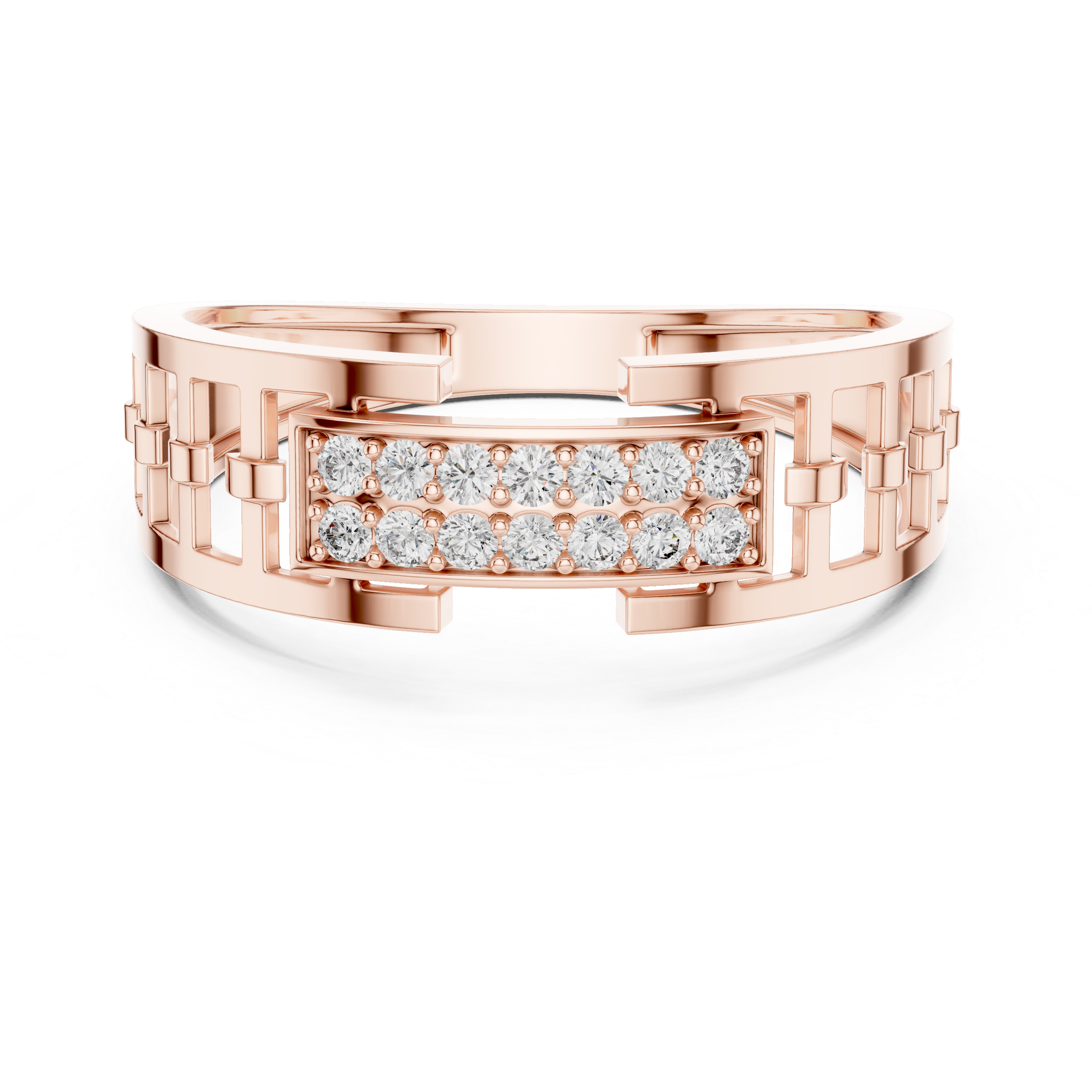 Bold Links Diamond Band