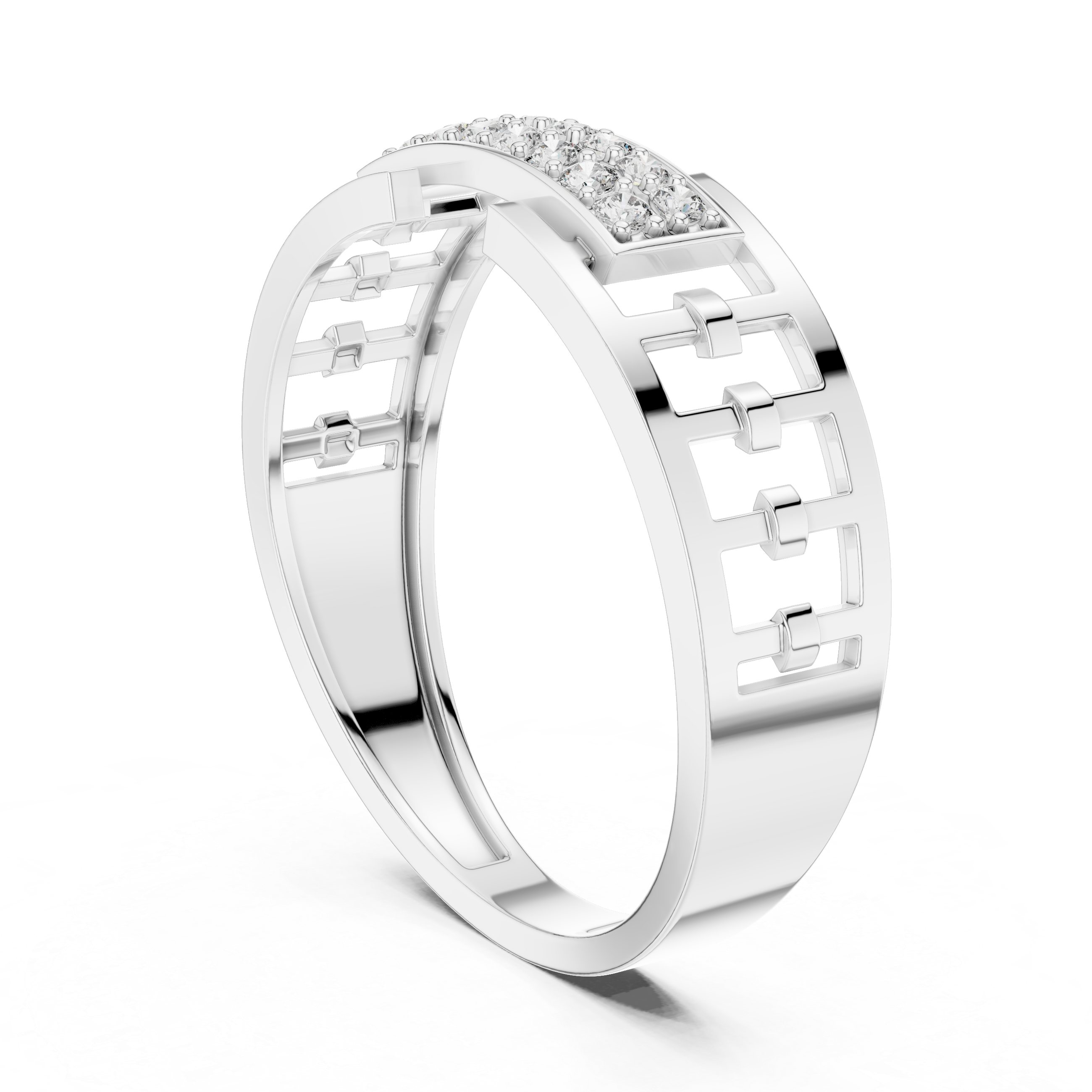 Bold Links Diamond Band