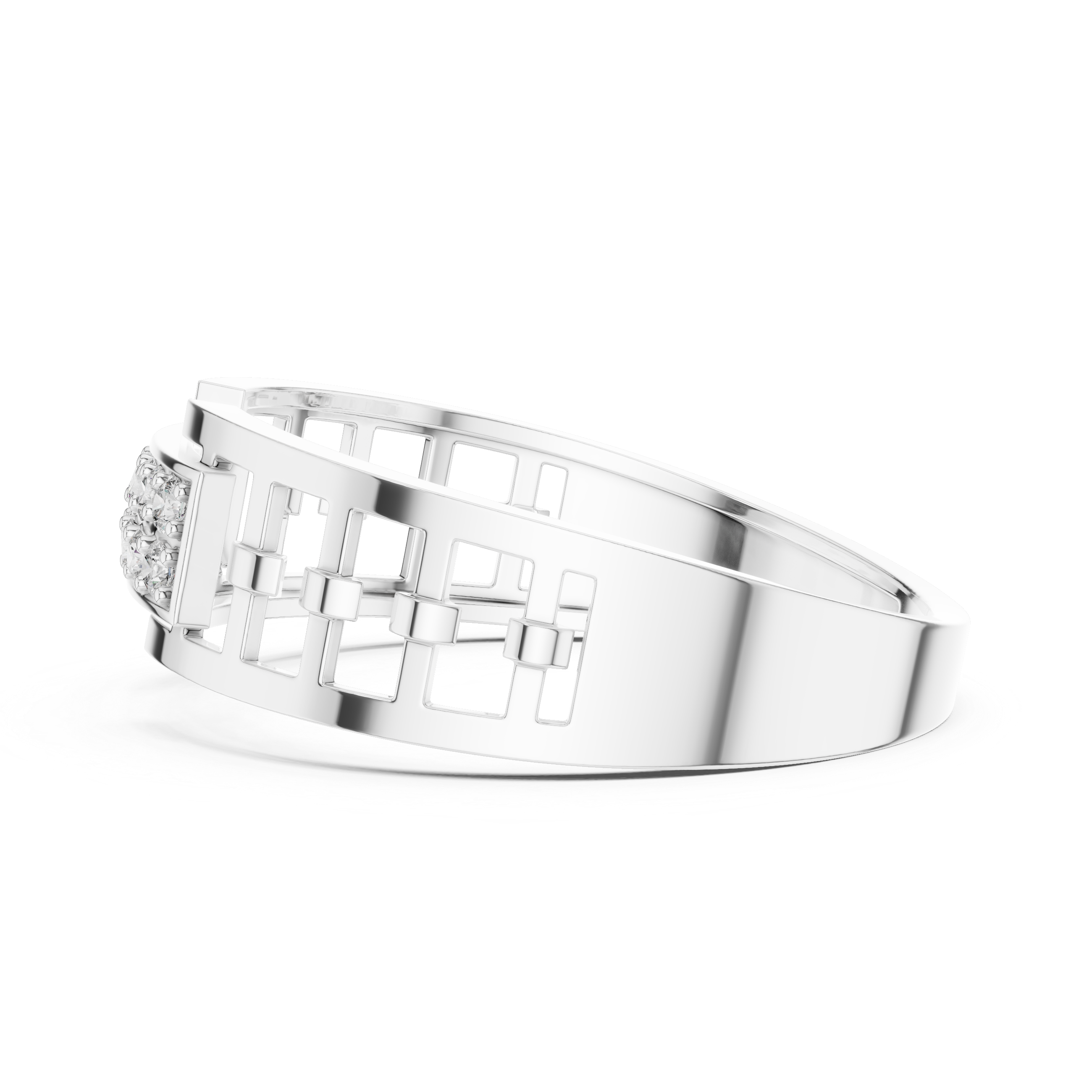 Bold Links Diamond Band