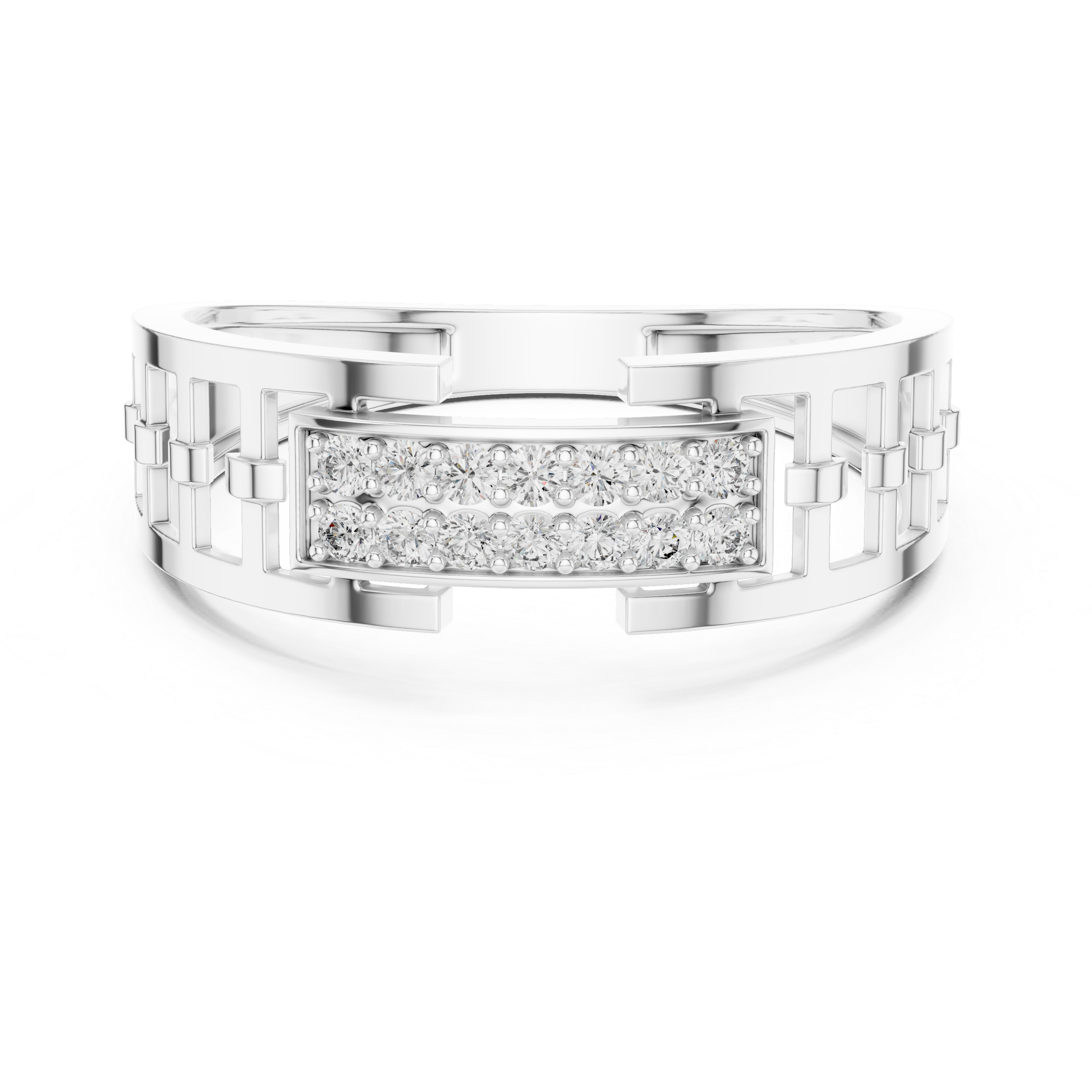 Bold Links Diamond Band