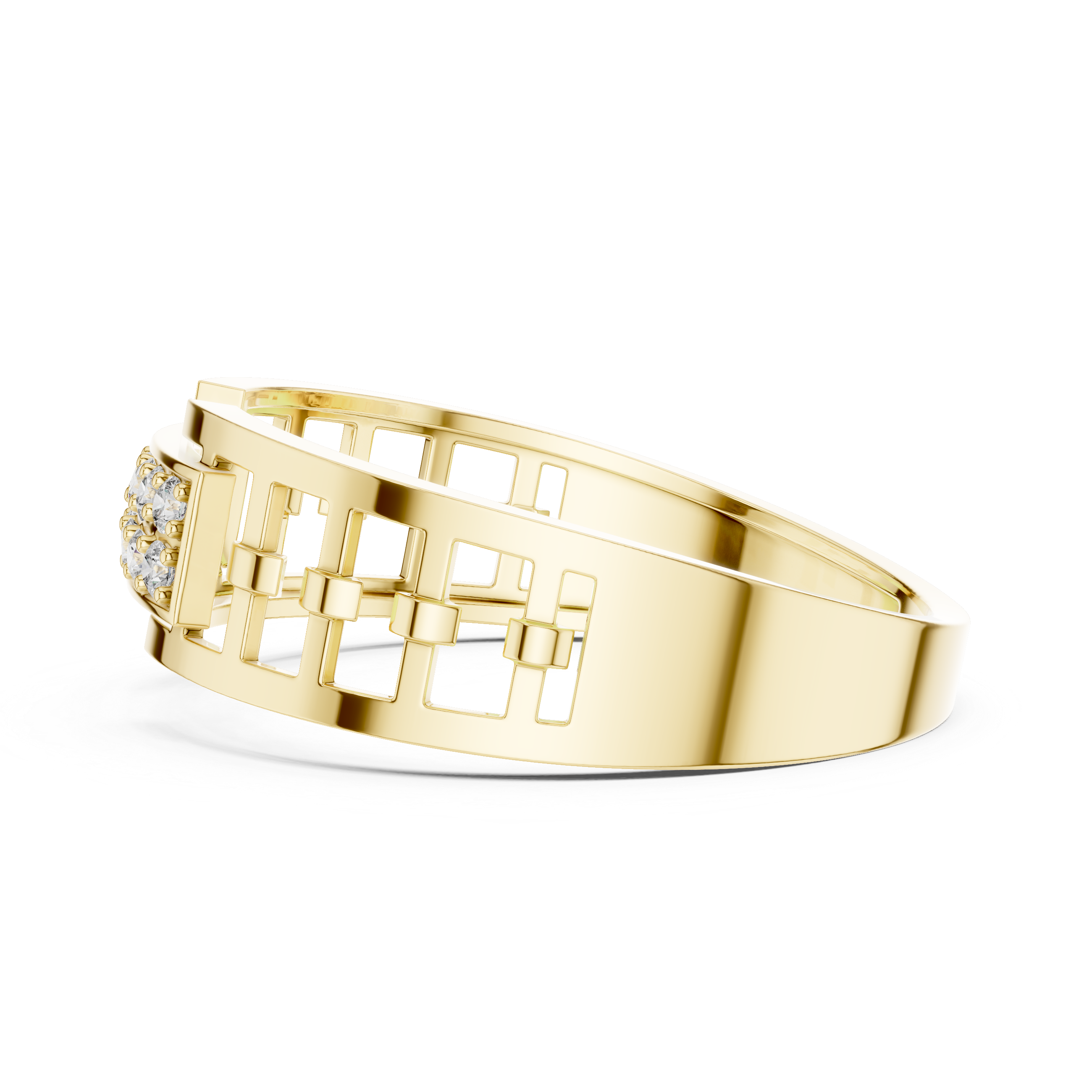 Bold Links Diamond Band