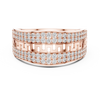 Golden Radiance The Diamond Maze Ring