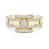 Rose Gold and Diamond Statement Ring