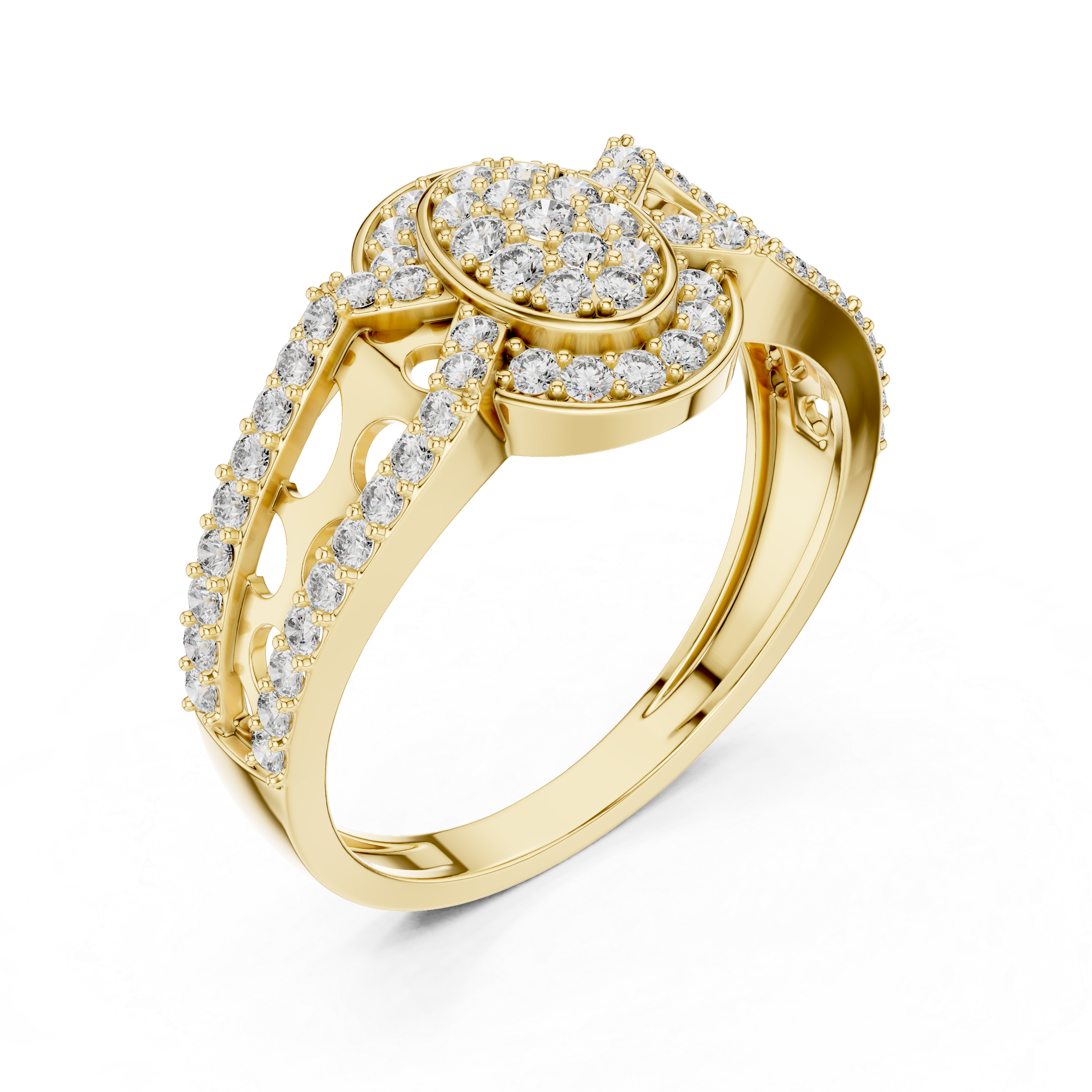 Celestial Bloom Diamond Ring