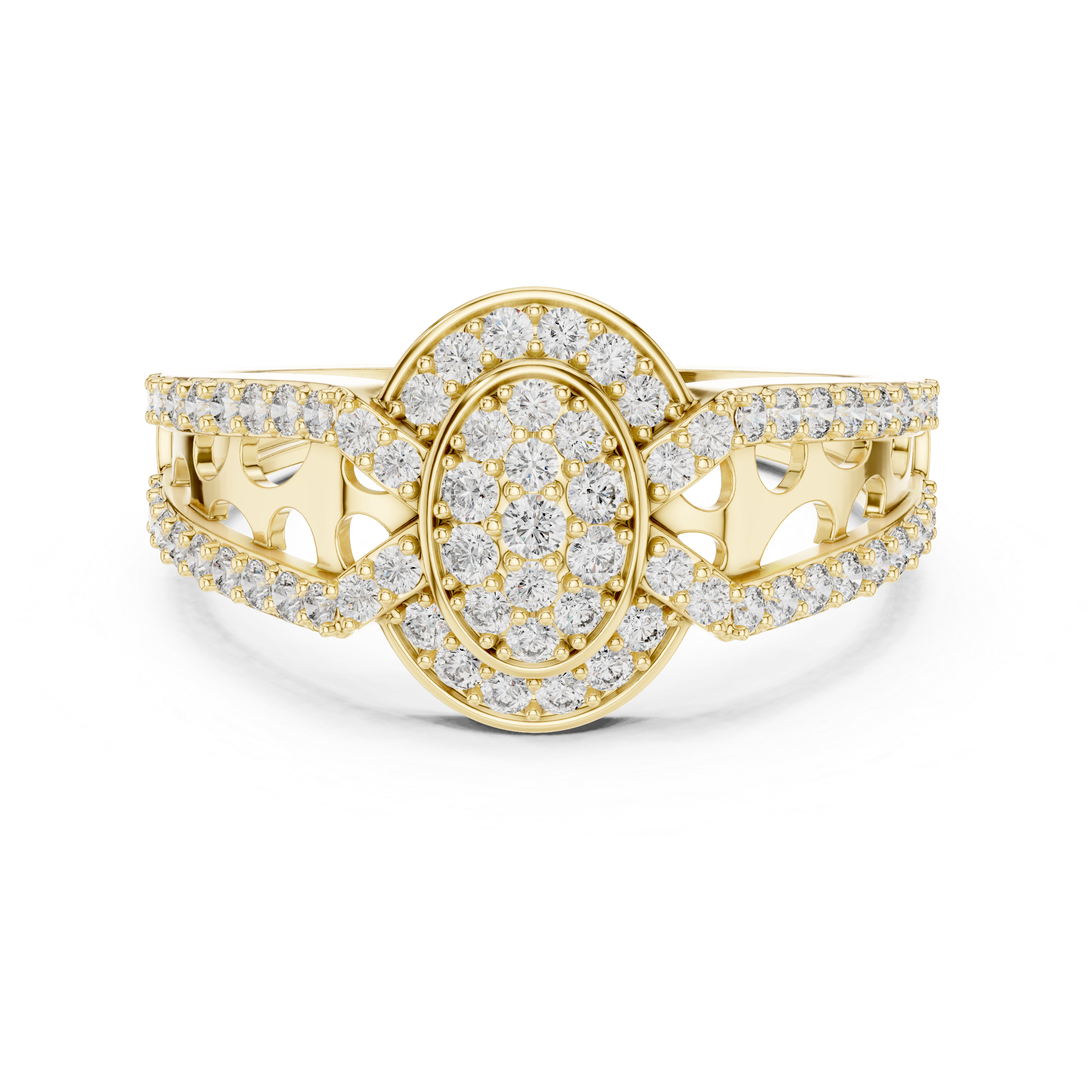 Celestial Bloom Diamond Ring