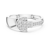 Delicate Diamonds Set in Rose Gold