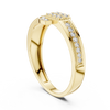 Delicate Diamonds Set in Rose Gold