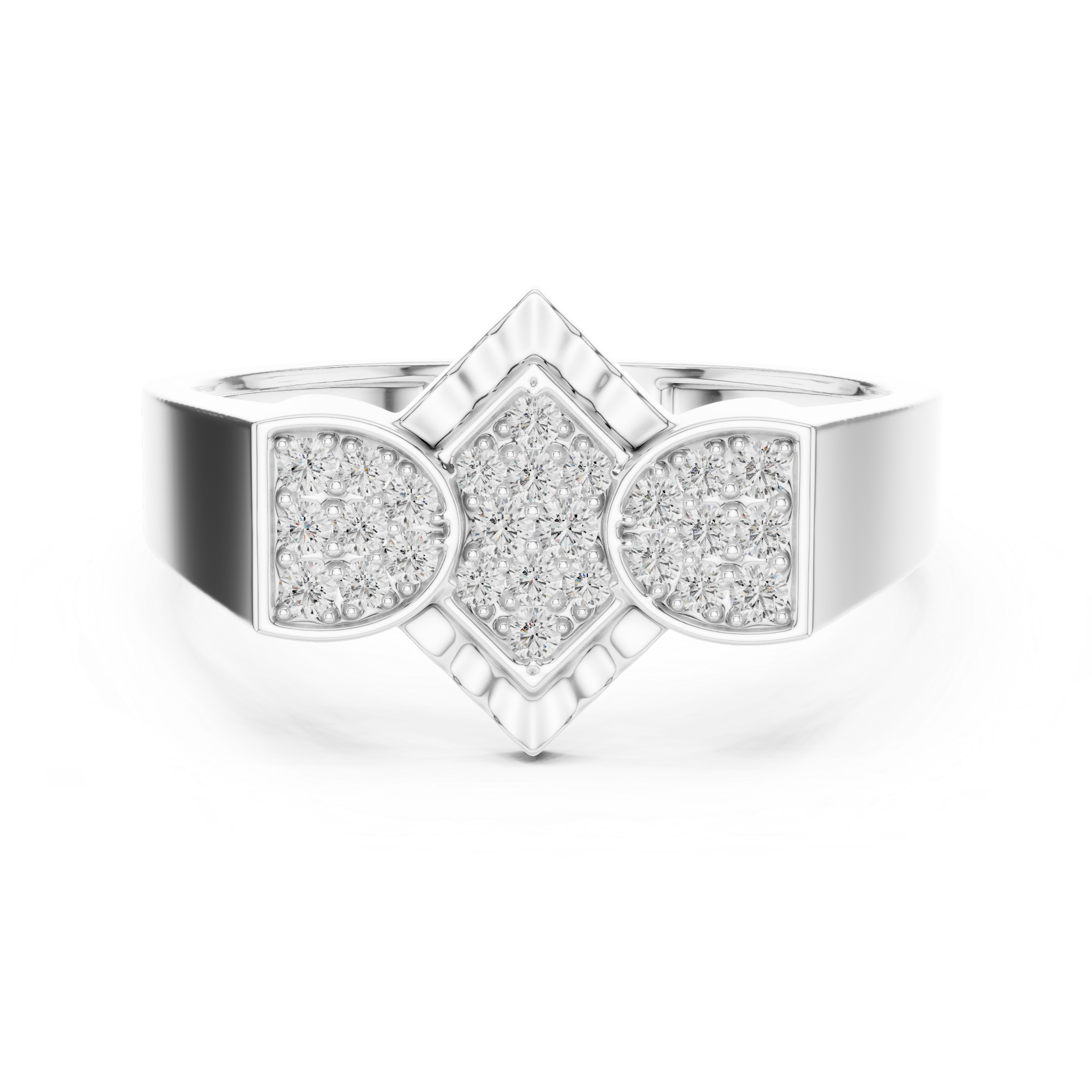 Twin Teardrop Harmony Ring