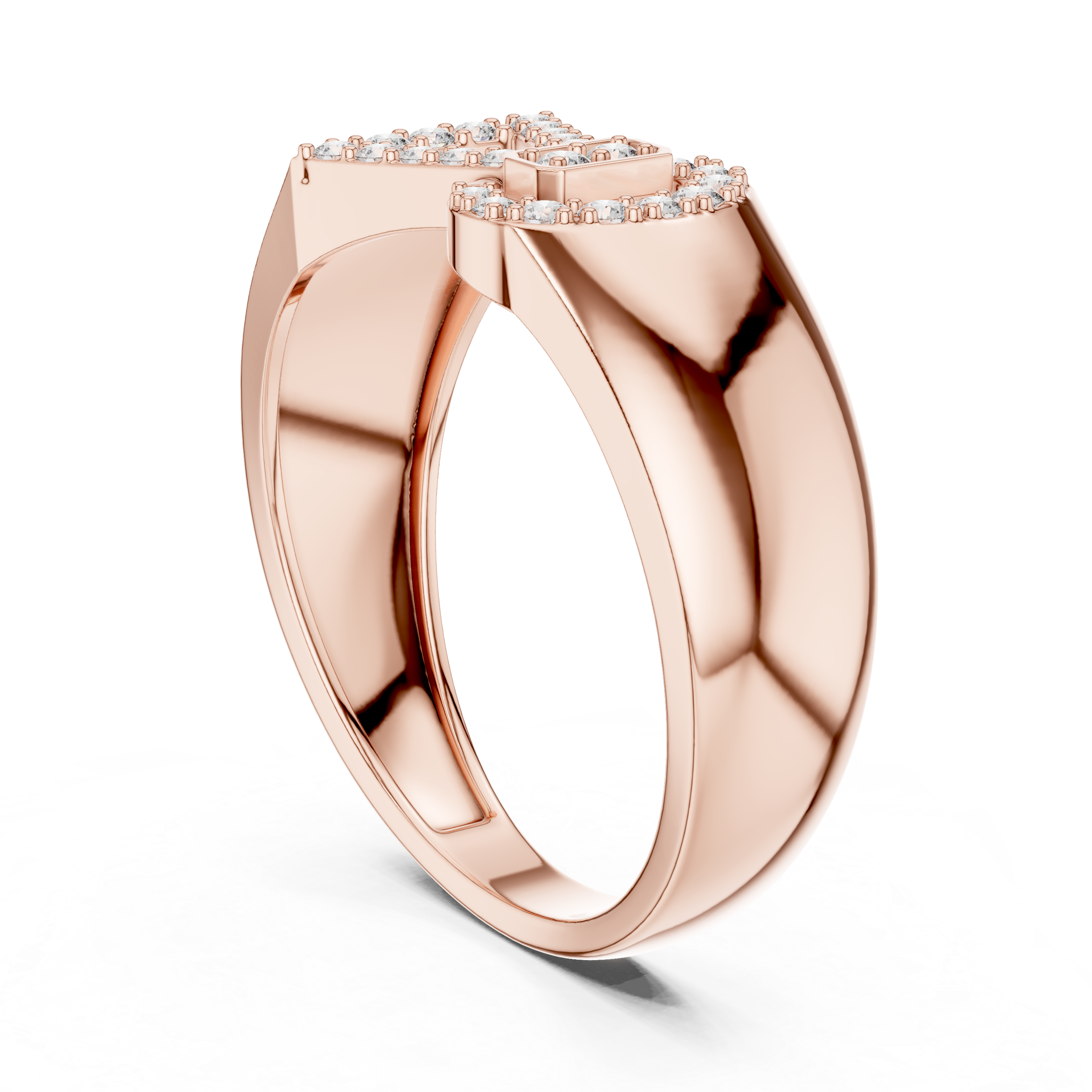 Sparkling Bow Tie Ring