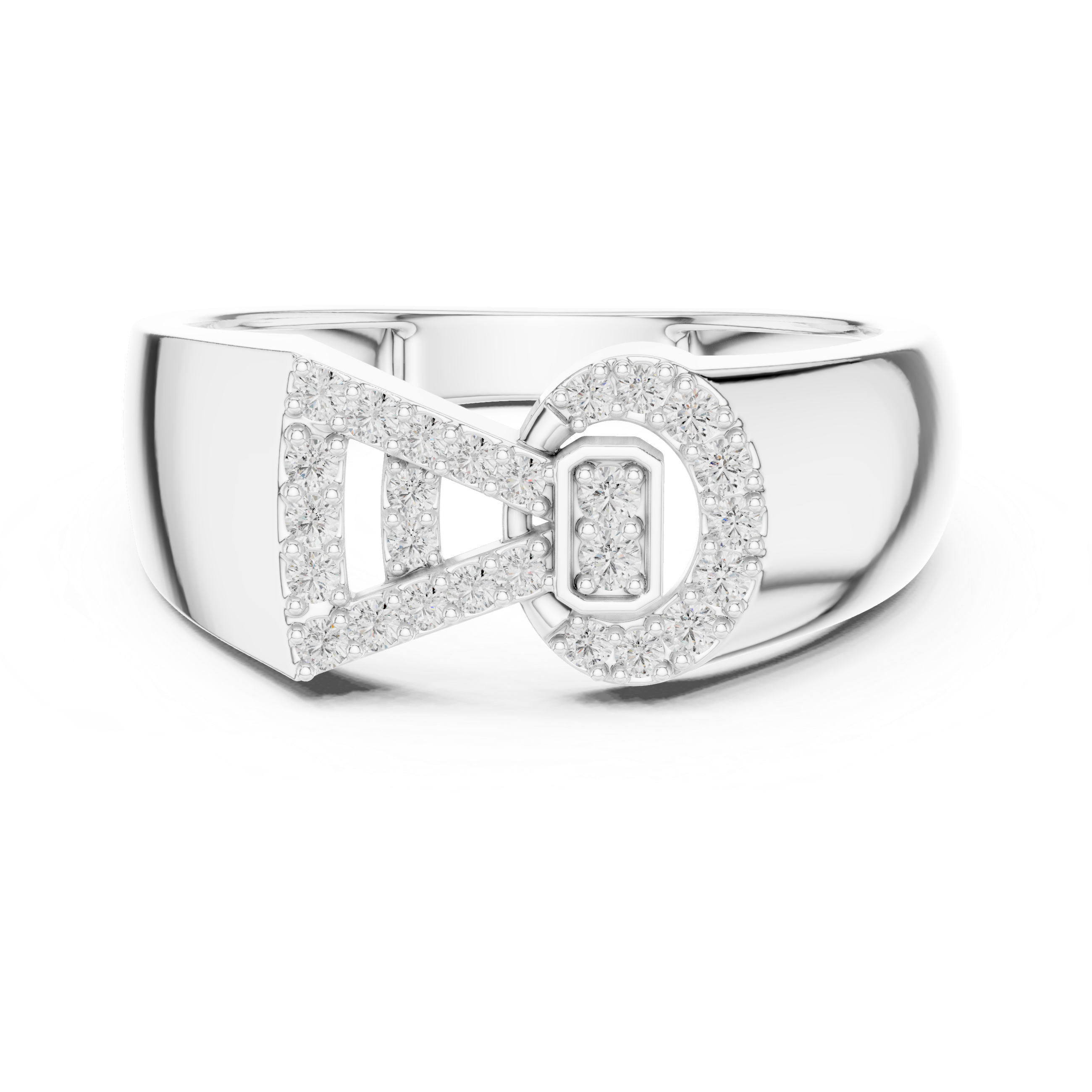 Sparkling Bow Tie Ring