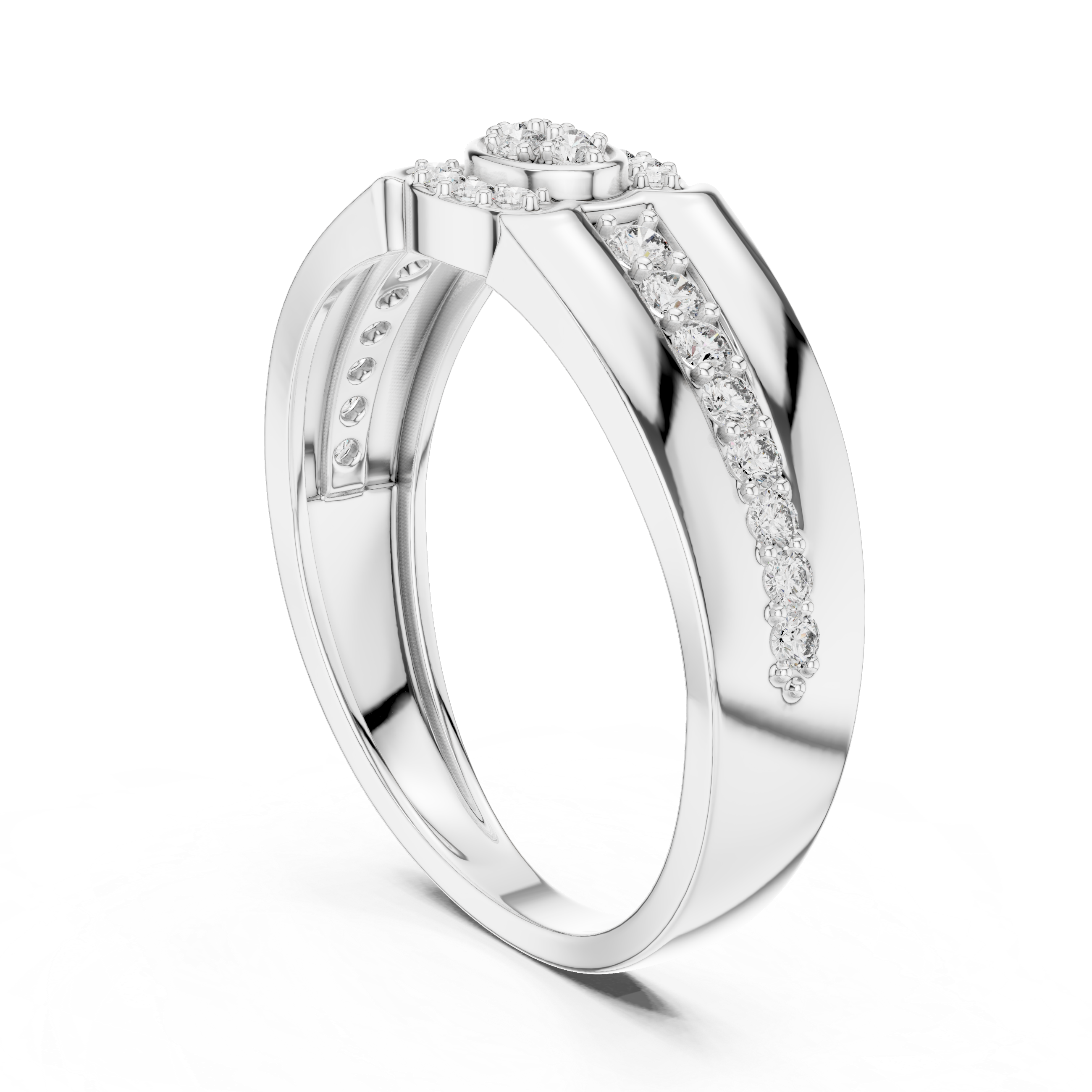 Luminous Love Rose Gold Band