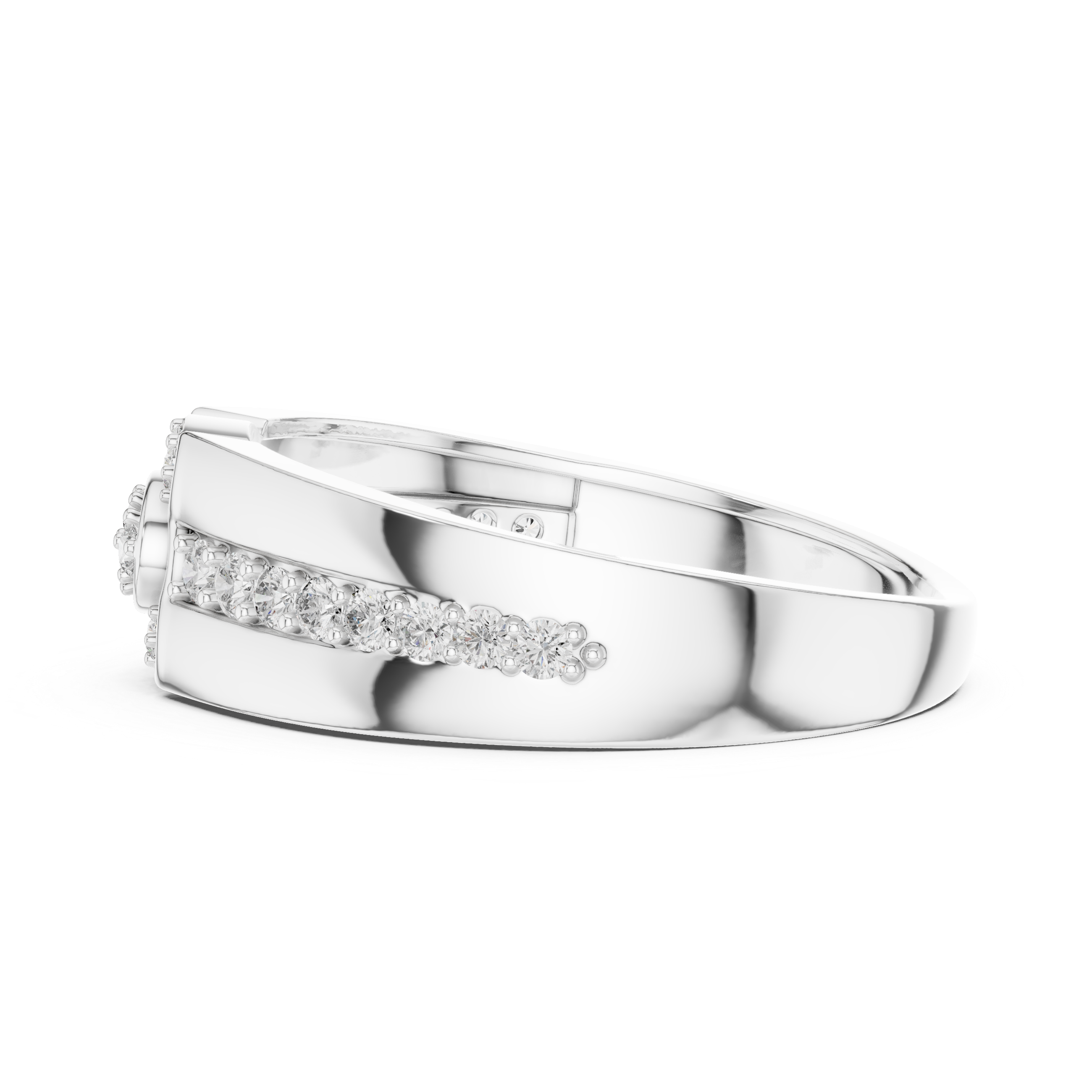 Luminous Love Rose Gold Band