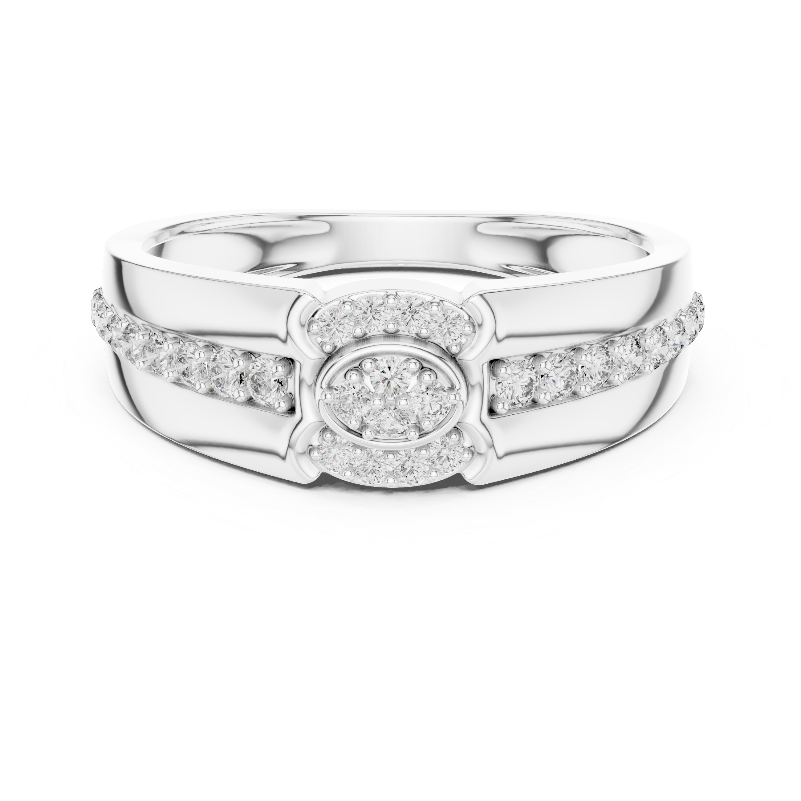 Luminous Love Rose Gold Band