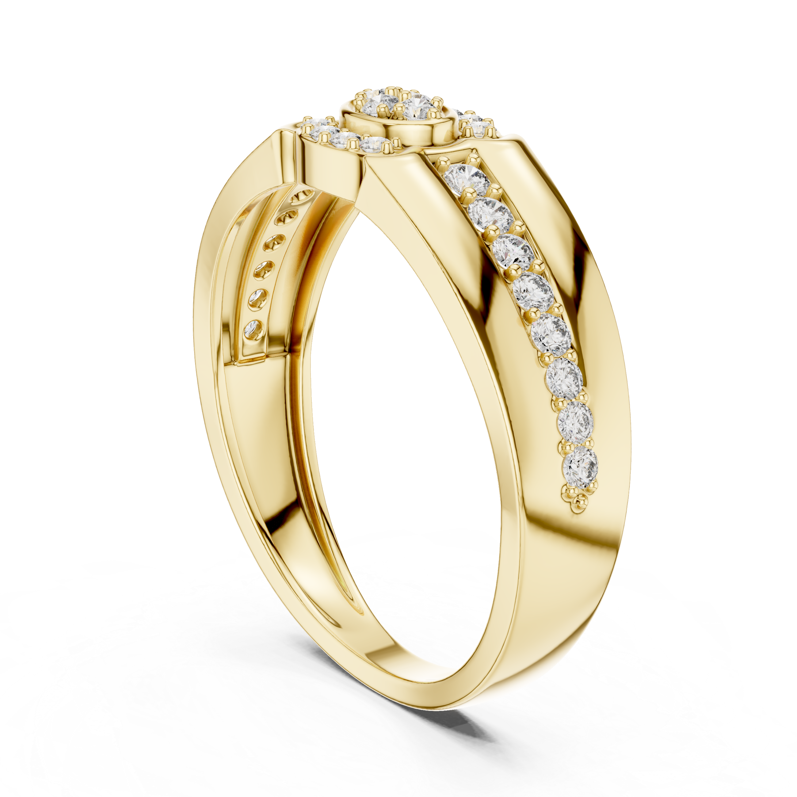 Luminous Love Rose Gold Band