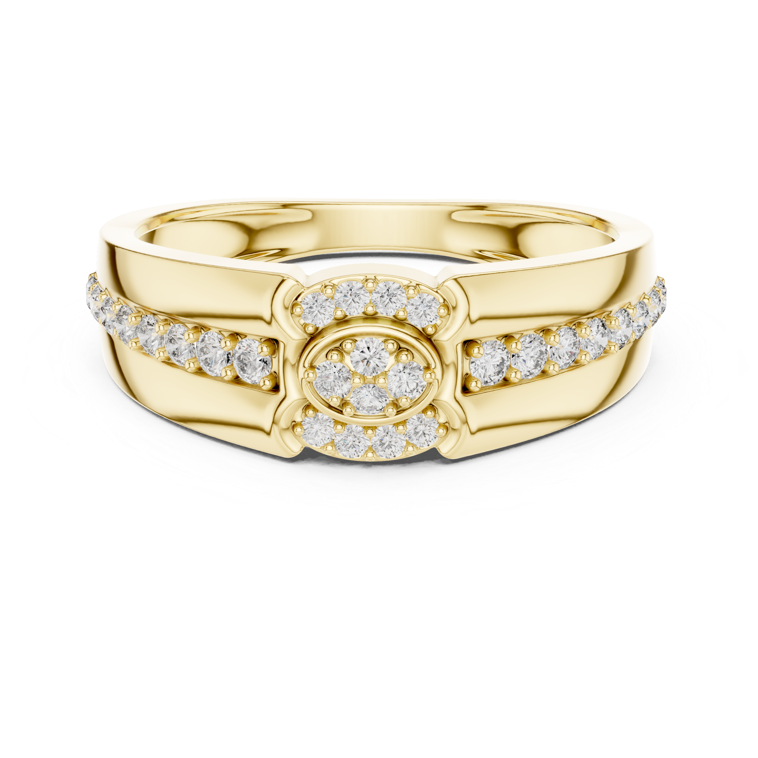 Luminous Love Rose Gold Band