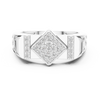 Designer Gold Band with Intricate Diamond Detailing