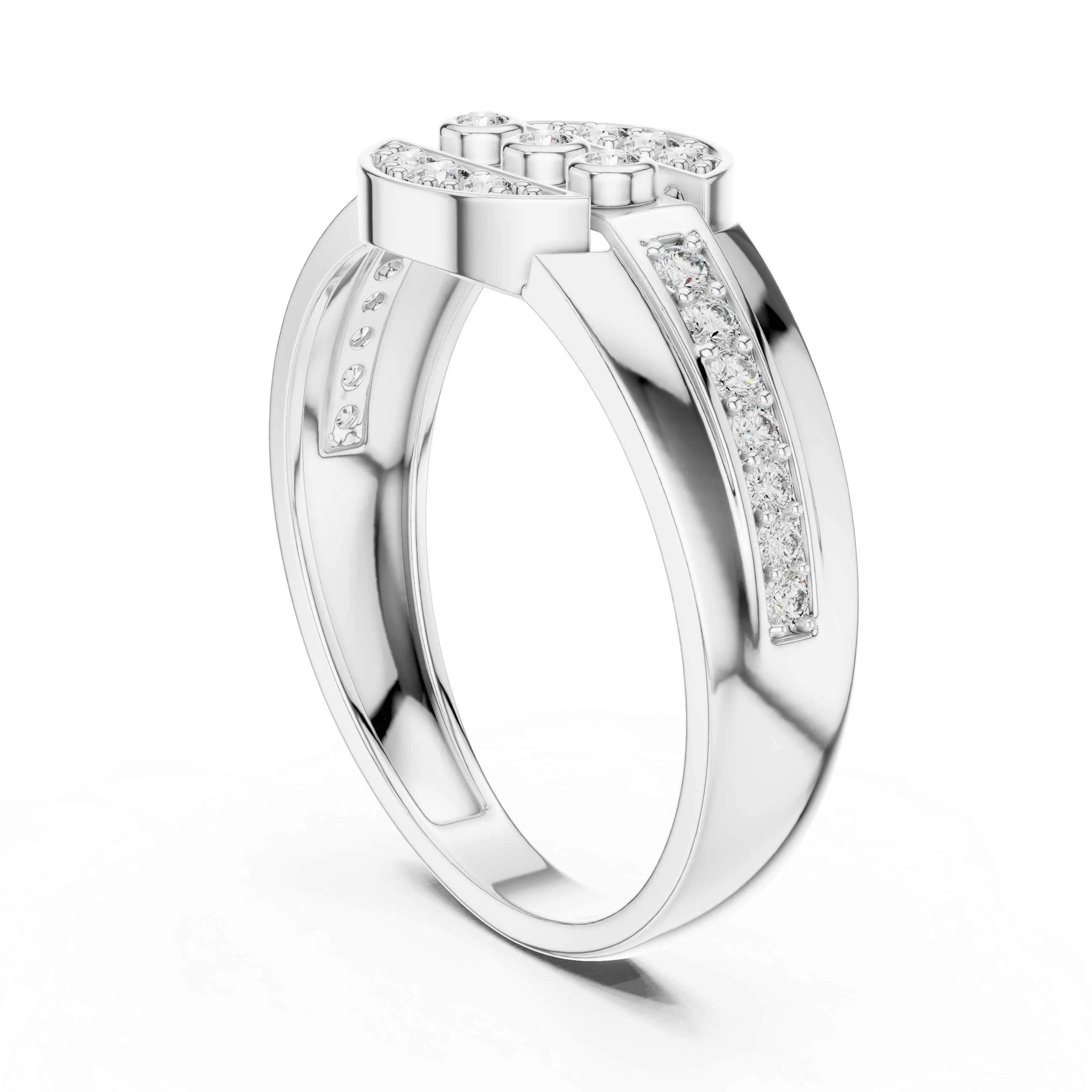 Brilliant Cut Diamond Rose Gold Ring