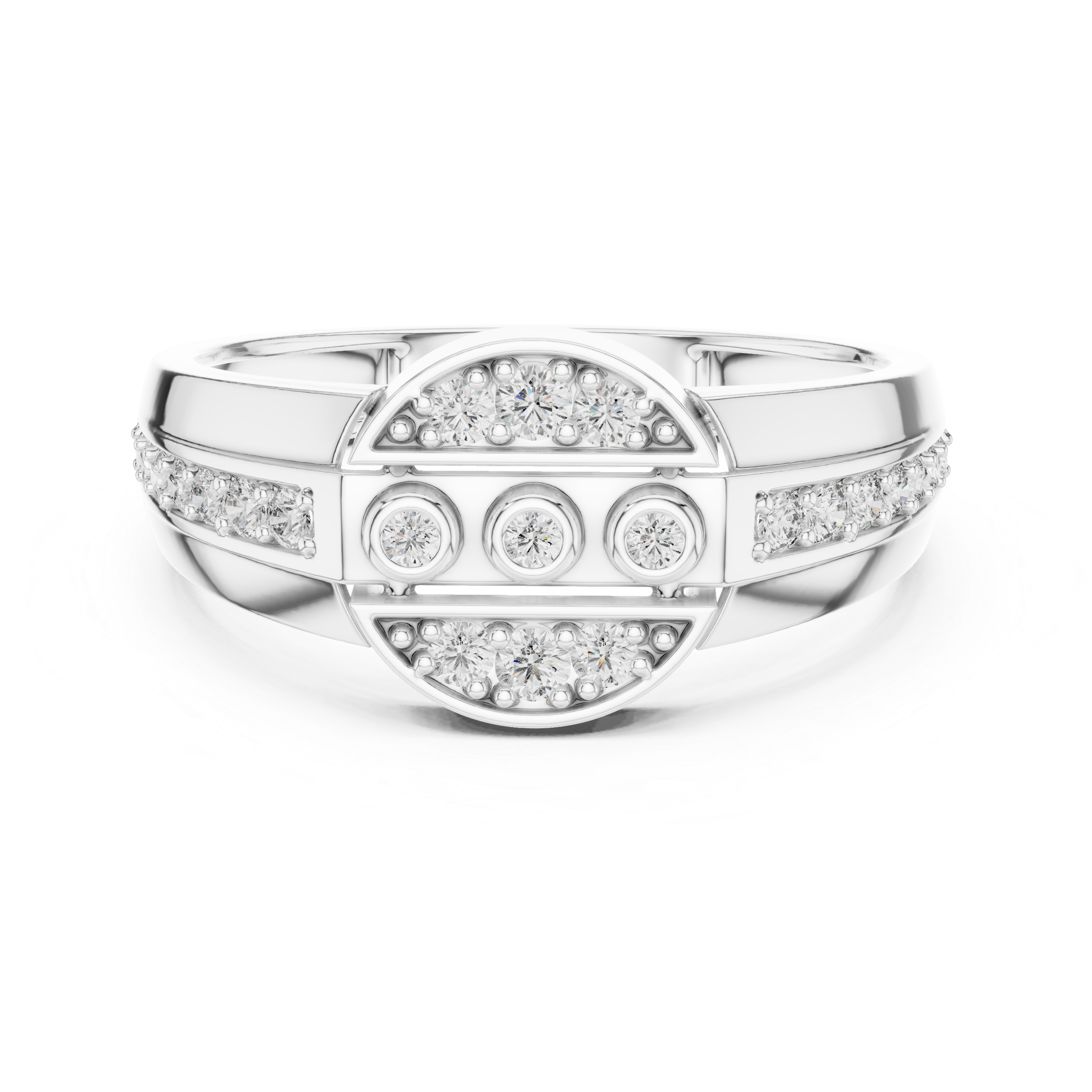 Brilliant Cut Diamond Rose Gold Ring