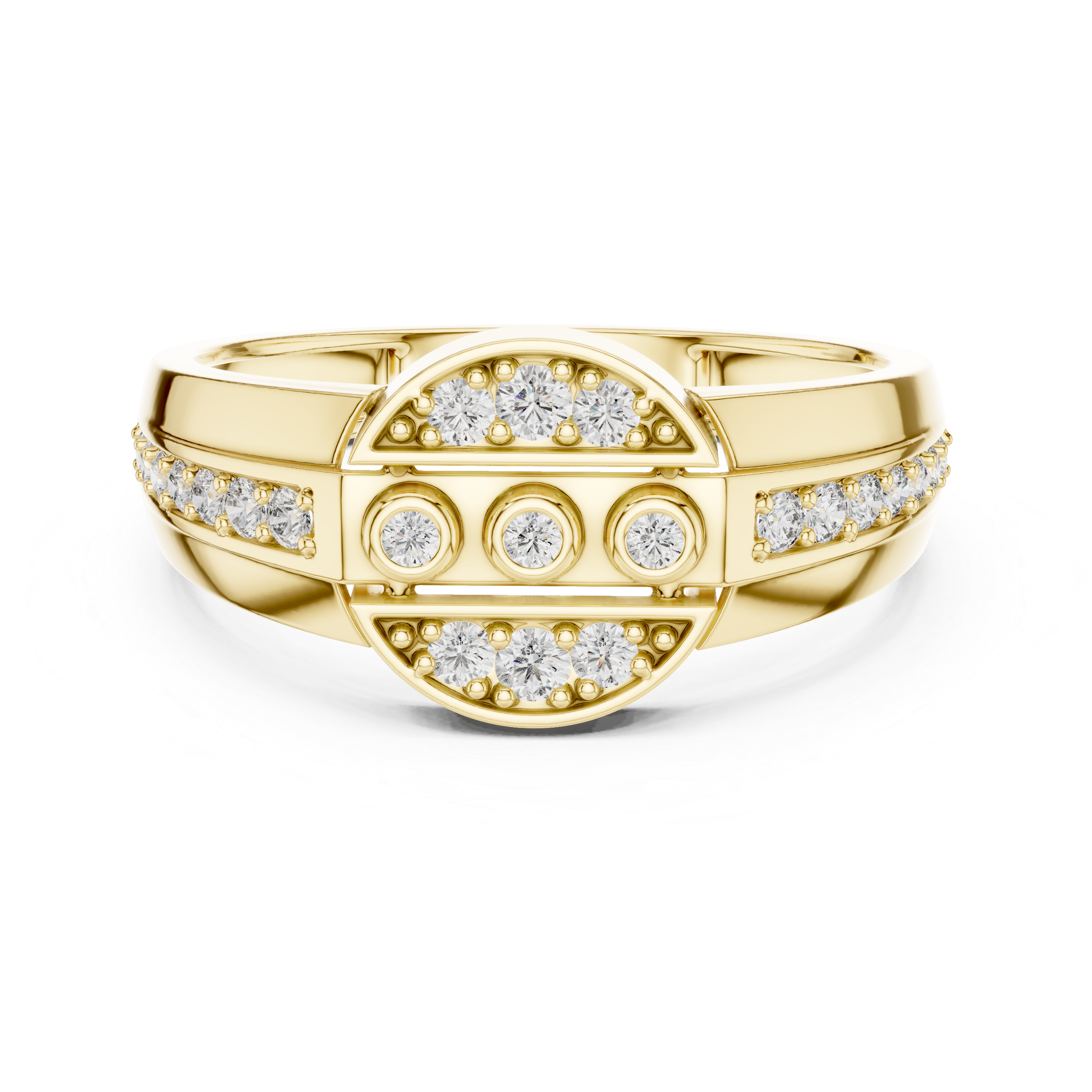 Brilliant Cut Diamond Rose Gold Ring